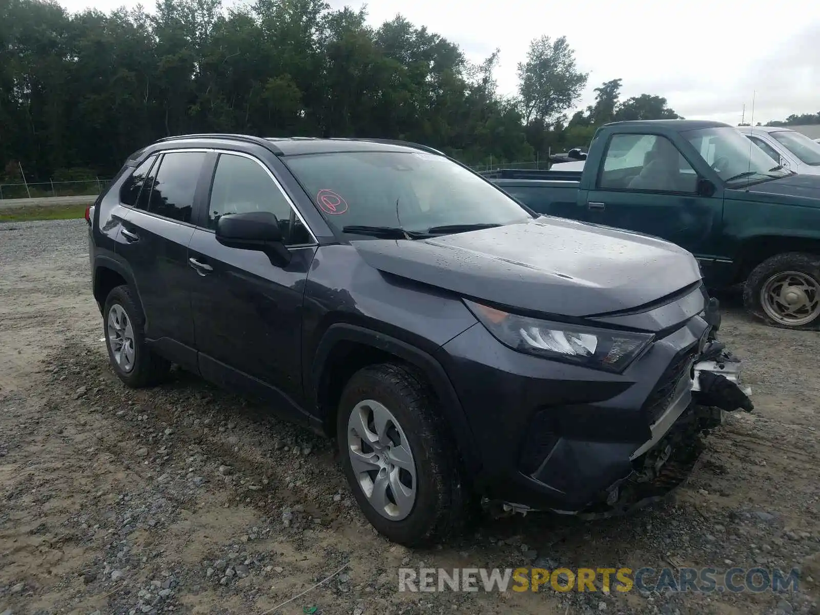 1 Photograph of a damaged car JTMH1RFV1KD034094 TOYOTA RAV4 2019