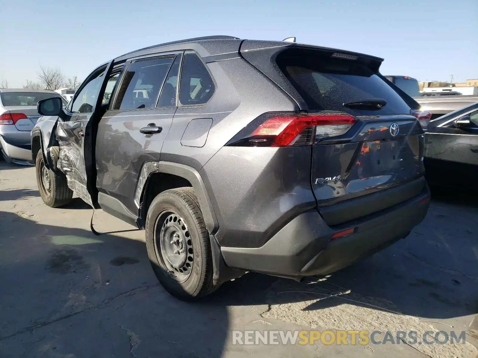 3 Photograph of a damaged car JTMH1RFV1KD037142 TOYOTA RAV4 2019