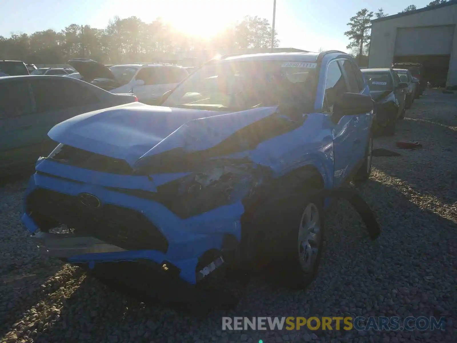 2 Photograph of a damaged car JTMH1RFV1KD041837 TOYOTA RAV4 2019