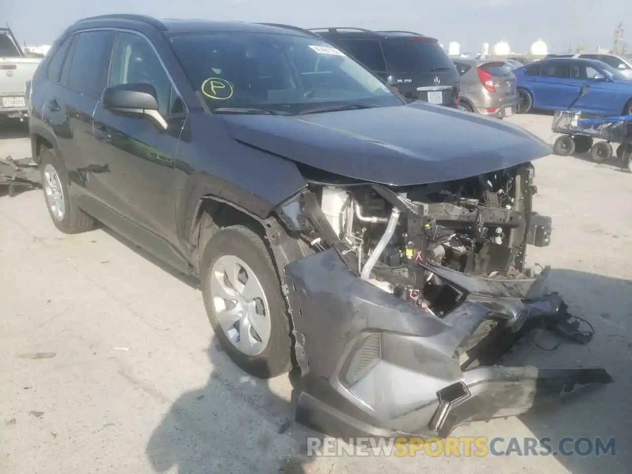 1 Photograph of a damaged car JTMH1RFV1KD500123 TOYOTA RAV4 2019