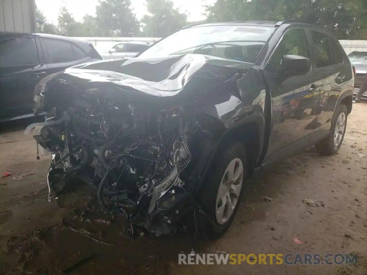 2 Photograph of a damaged car JTMH1RFV1KD502406 TOYOTA RAV4 2019