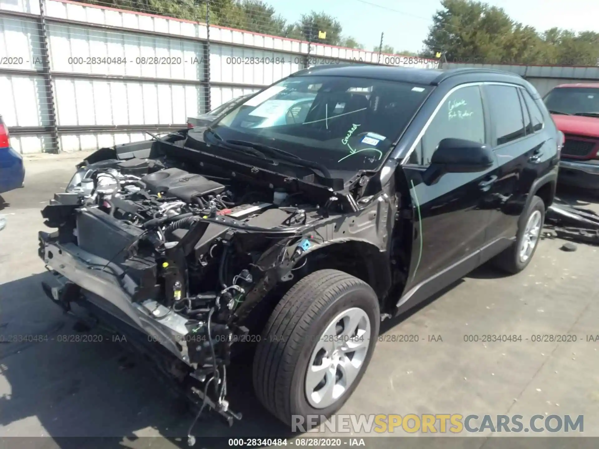 2 Photograph of a damaged car JTMH1RFV1KD504205 TOYOTA RAV4 2019