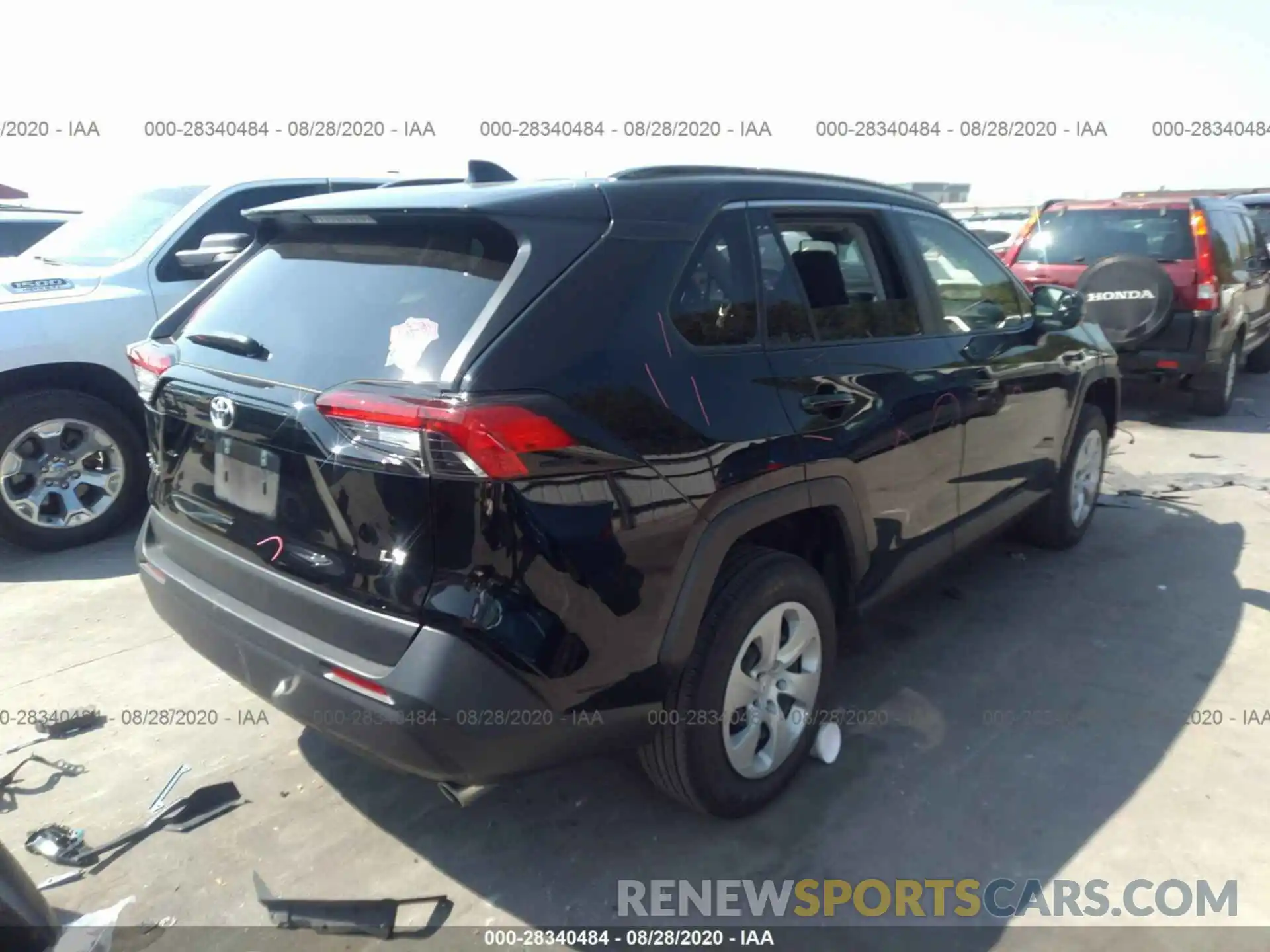 4 Photograph of a damaged car JTMH1RFV1KD504205 TOYOTA RAV4 2019