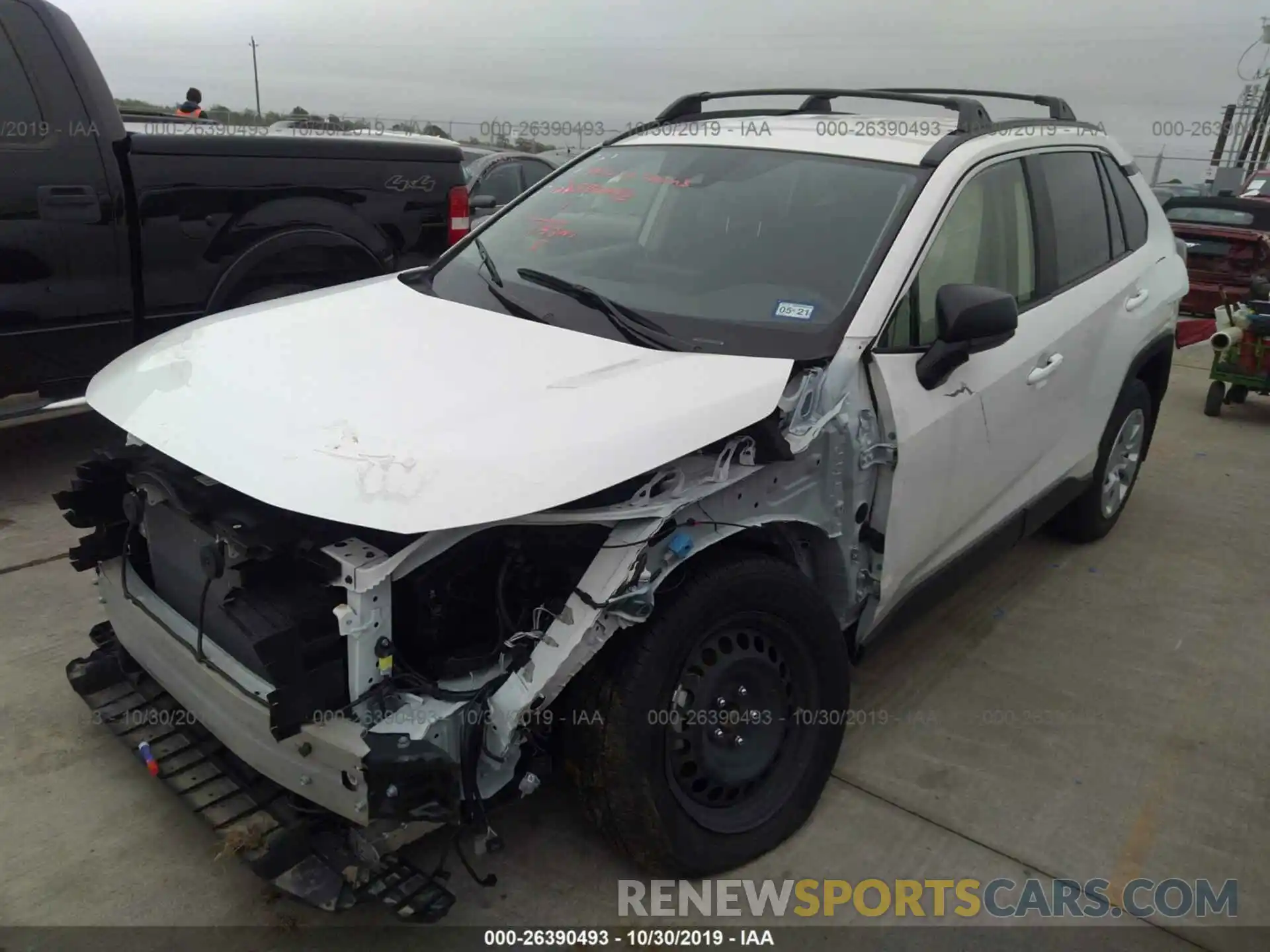 2 Photograph of a damaged car JTMH1RFV1KD506388 TOYOTA RAV4 2019