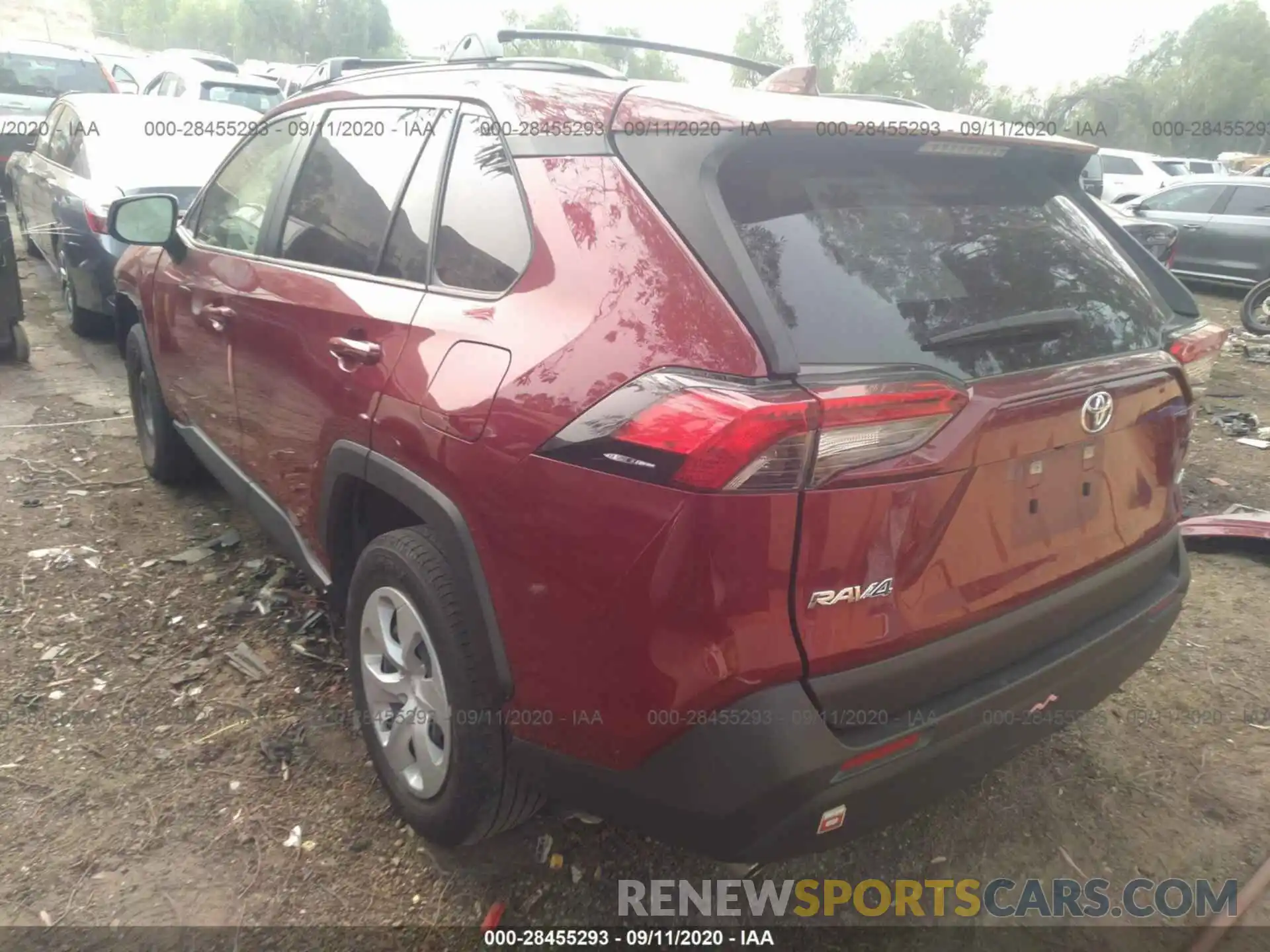 3 Фотография поврежденного автомобиля JTMH1RFV1KD507878 TOYOTA RAV4 2019