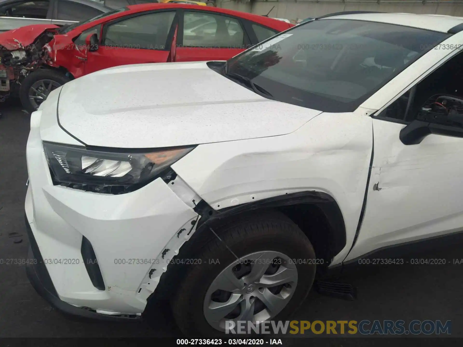 6 Photograph of a damaged car JTMH1RFV1KD513258 TOYOTA RAV4 2019