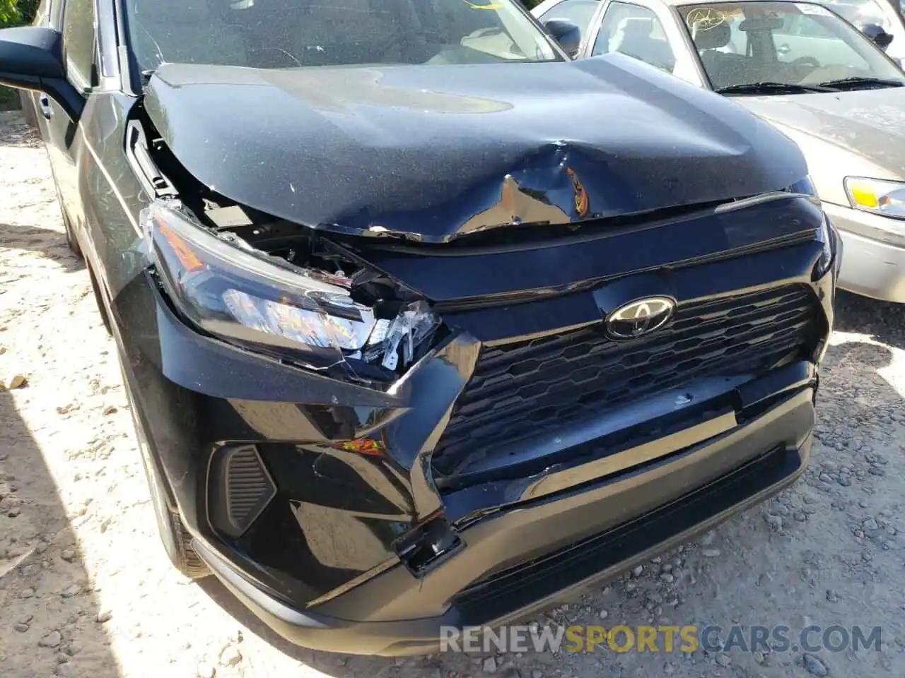 9 Photograph of a damaged car JTMH1RFV1KJ003414 TOYOTA RAV4 2019