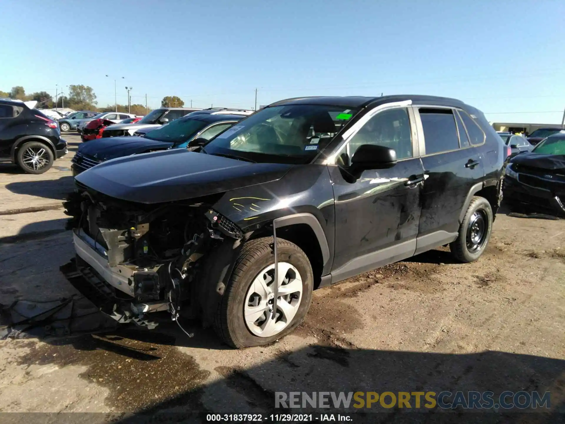 2 Photograph of a damaged car JTMH1RFV1KJ005969 TOYOTA RAV4 2019