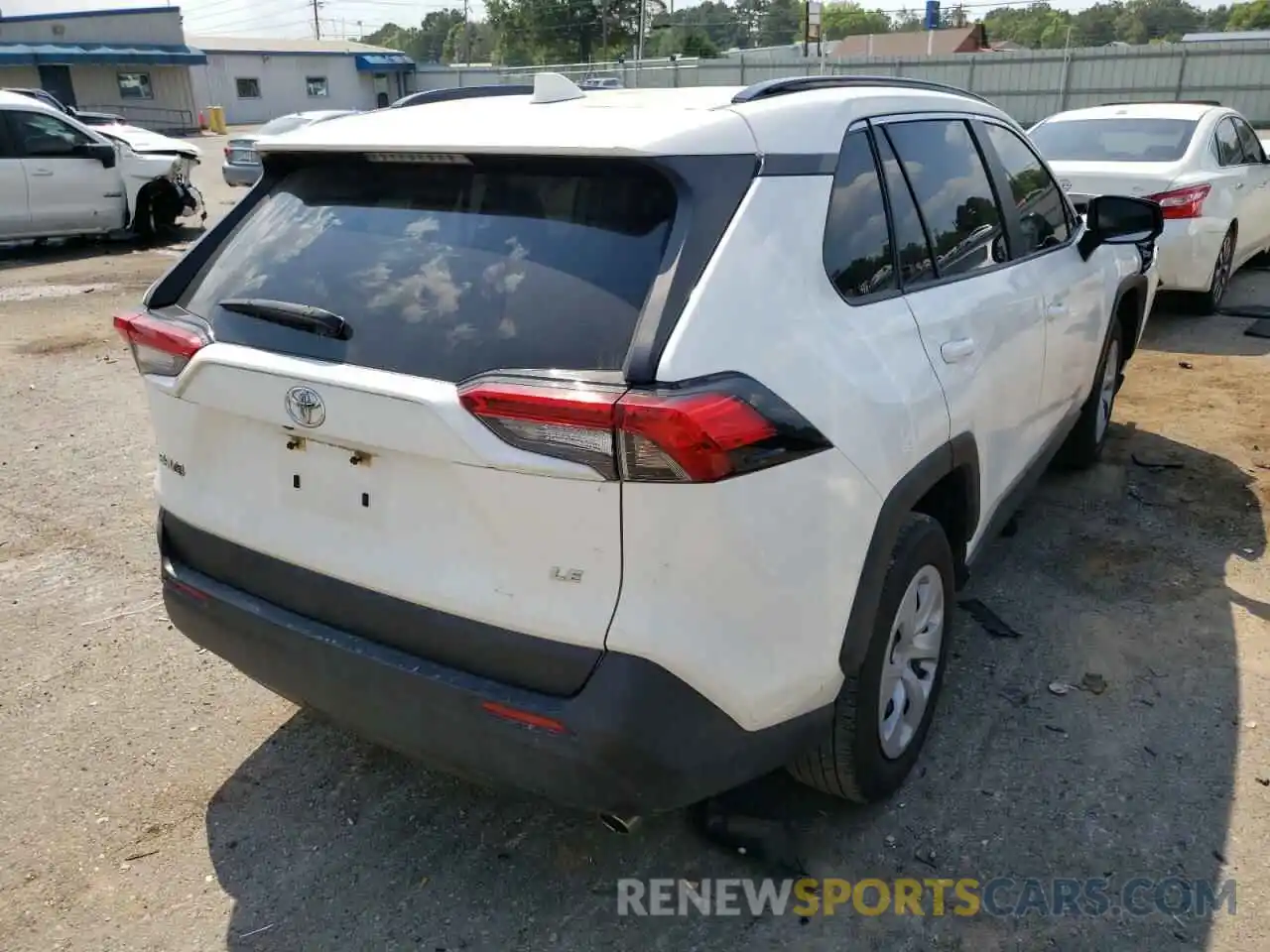 4 Photograph of a damaged car JTMH1RFV1KJ006653 TOYOTA RAV4 2019