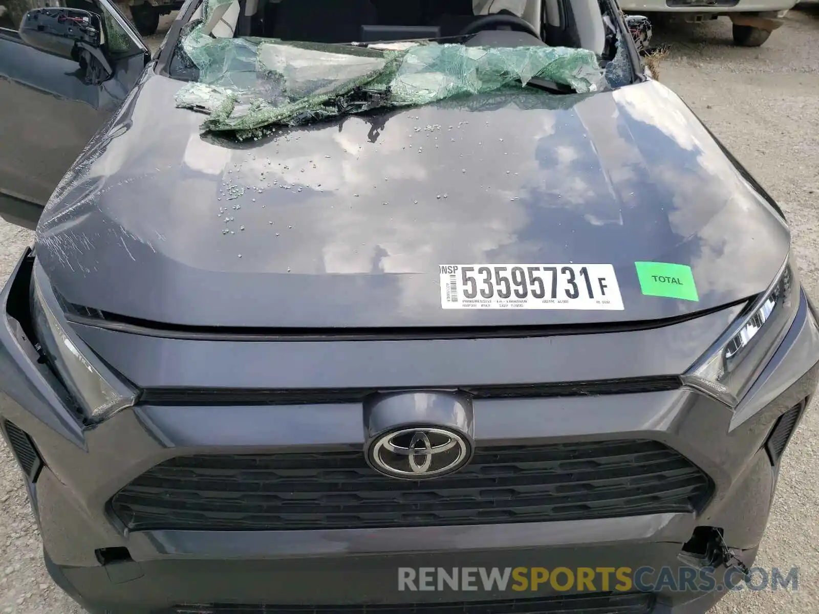 7 Photograph of a damaged car JTMH1RFV1KJ016342 TOYOTA RAV4 2019