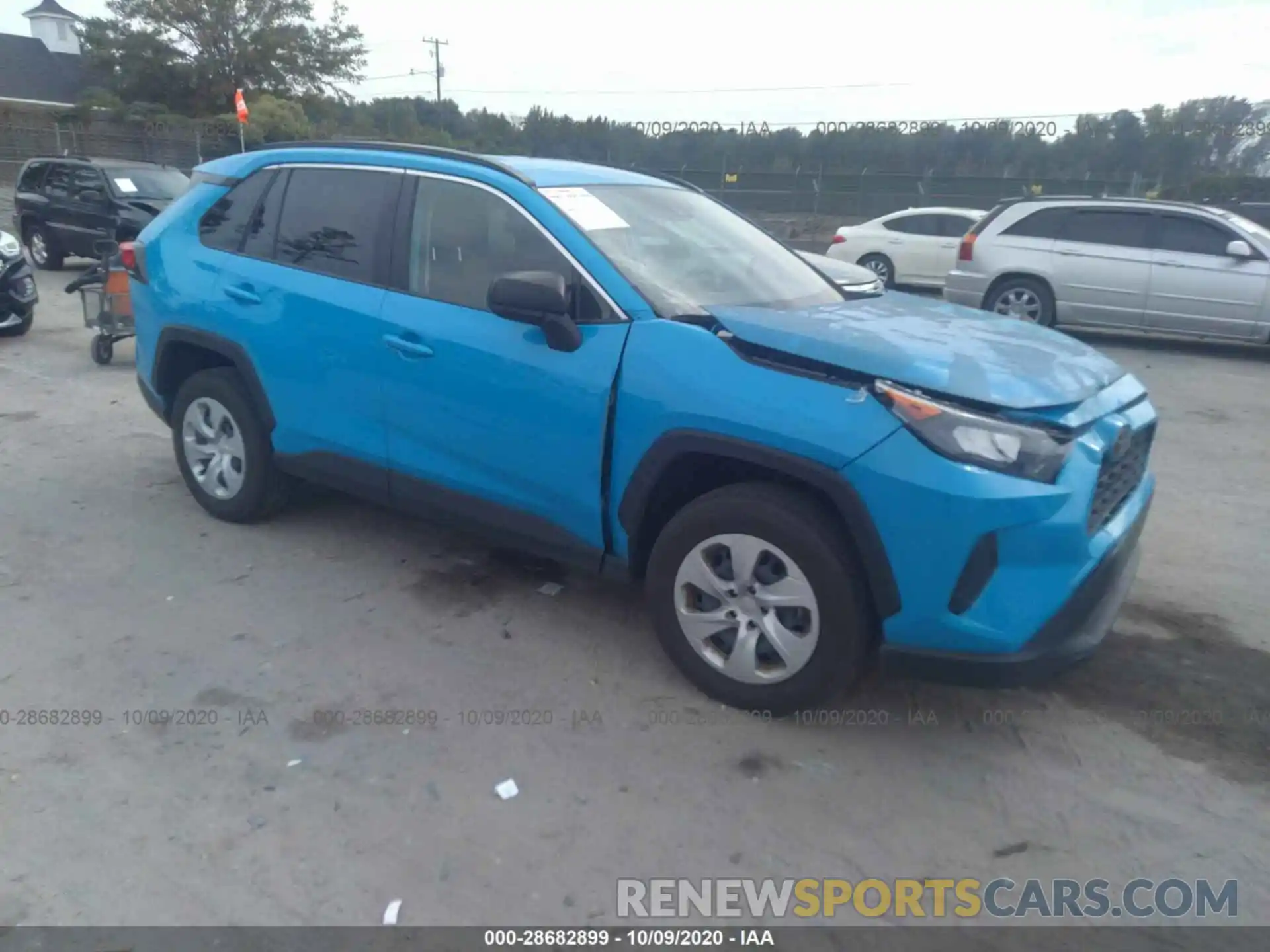 1 Photograph of a damaged car JTMH1RFV2KD002271 TOYOTA RAV4 2019