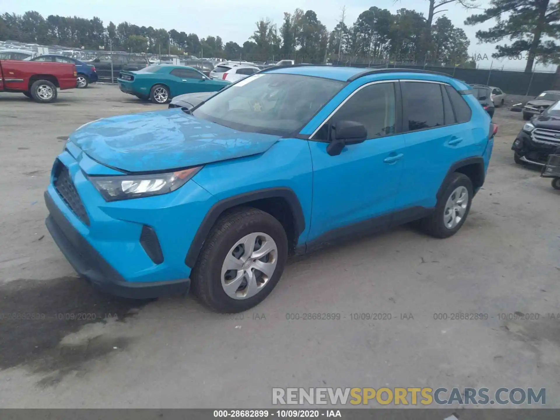 2 Фотография поврежденного автомобиля JTMH1RFV2KD002271 TOYOTA RAV4 2019