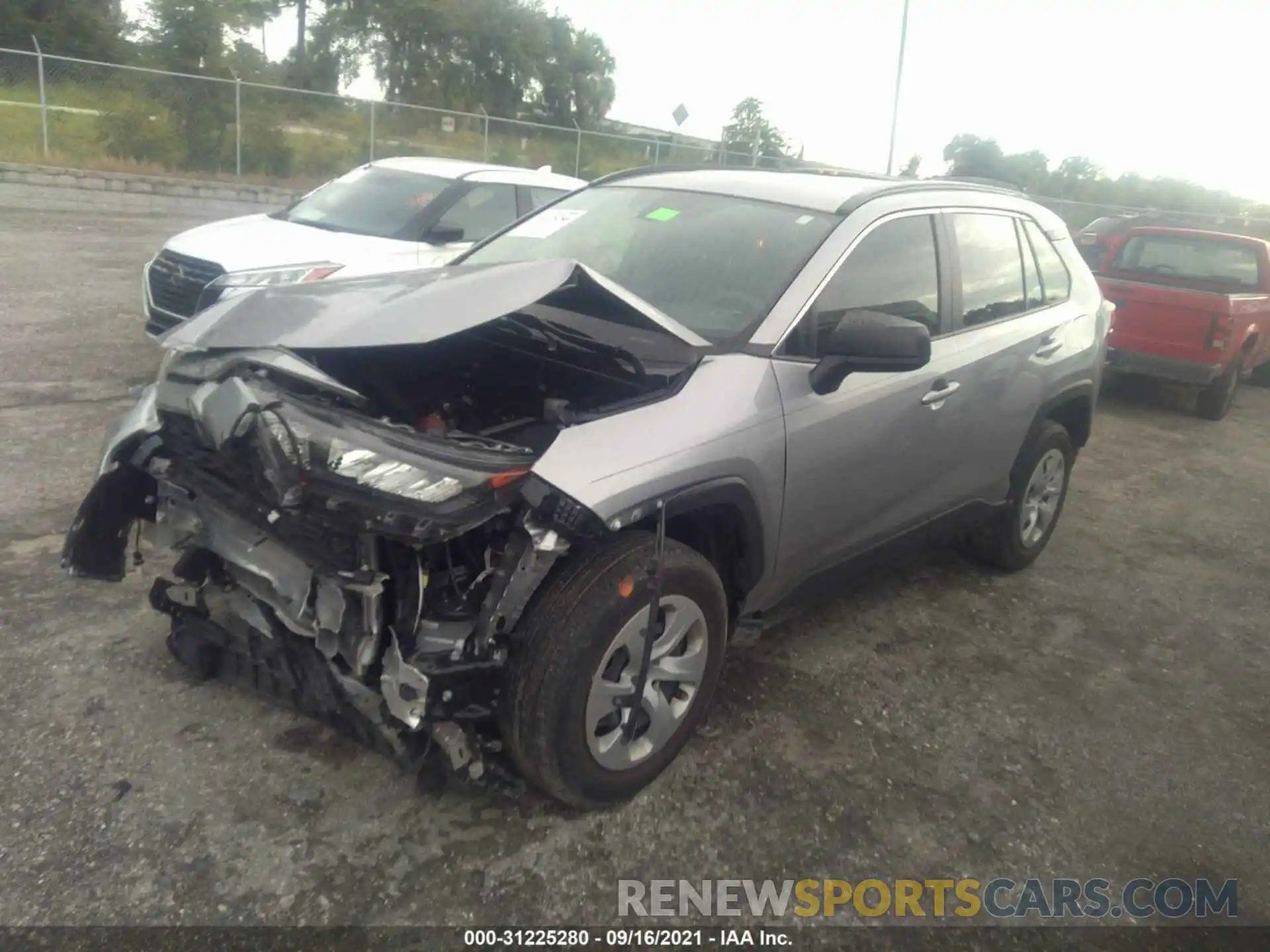 2 Фотография поврежденного автомобиля JTMH1RFV2KD003145 TOYOTA RAV4 2019