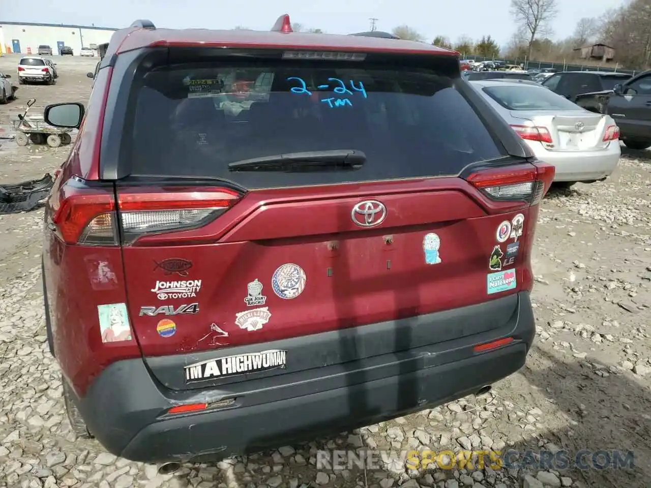 6 Photograph of a damaged car JTMH1RFV2KD005977 TOYOTA RAV4 2019