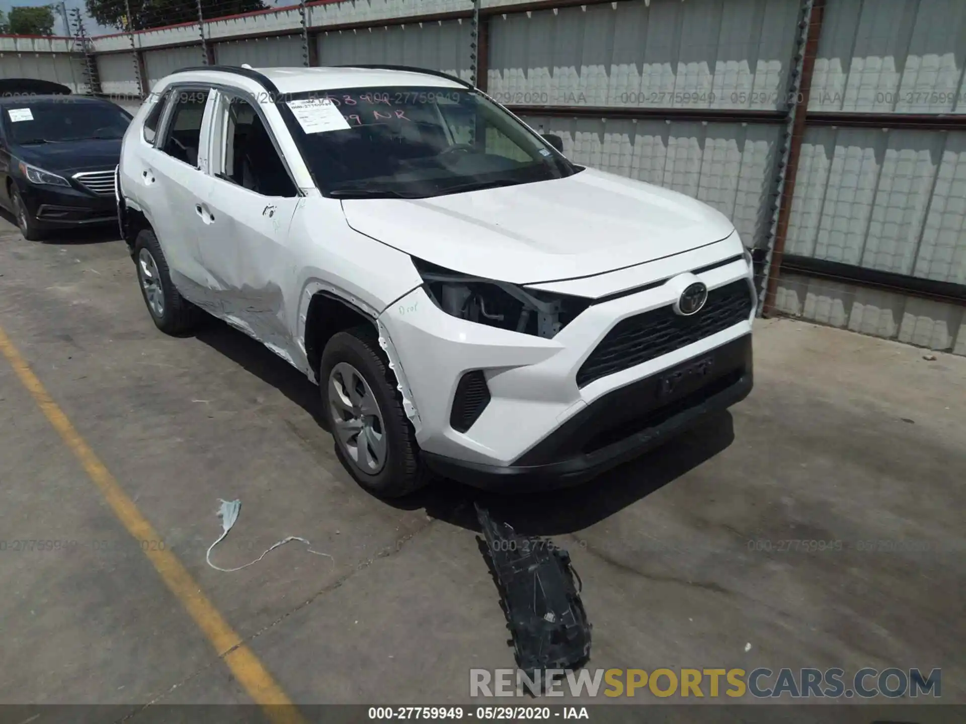 1 Фотография поврежденного автомобиля JTMH1RFV2KD009673 TOYOTA RAV4 2019