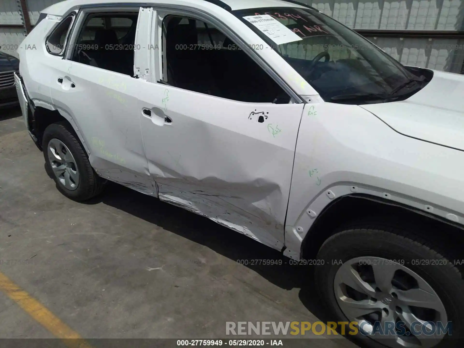 6 Фотография поврежденного автомобиля JTMH1RFV2KD009673 TOYOTA RAV4 2019