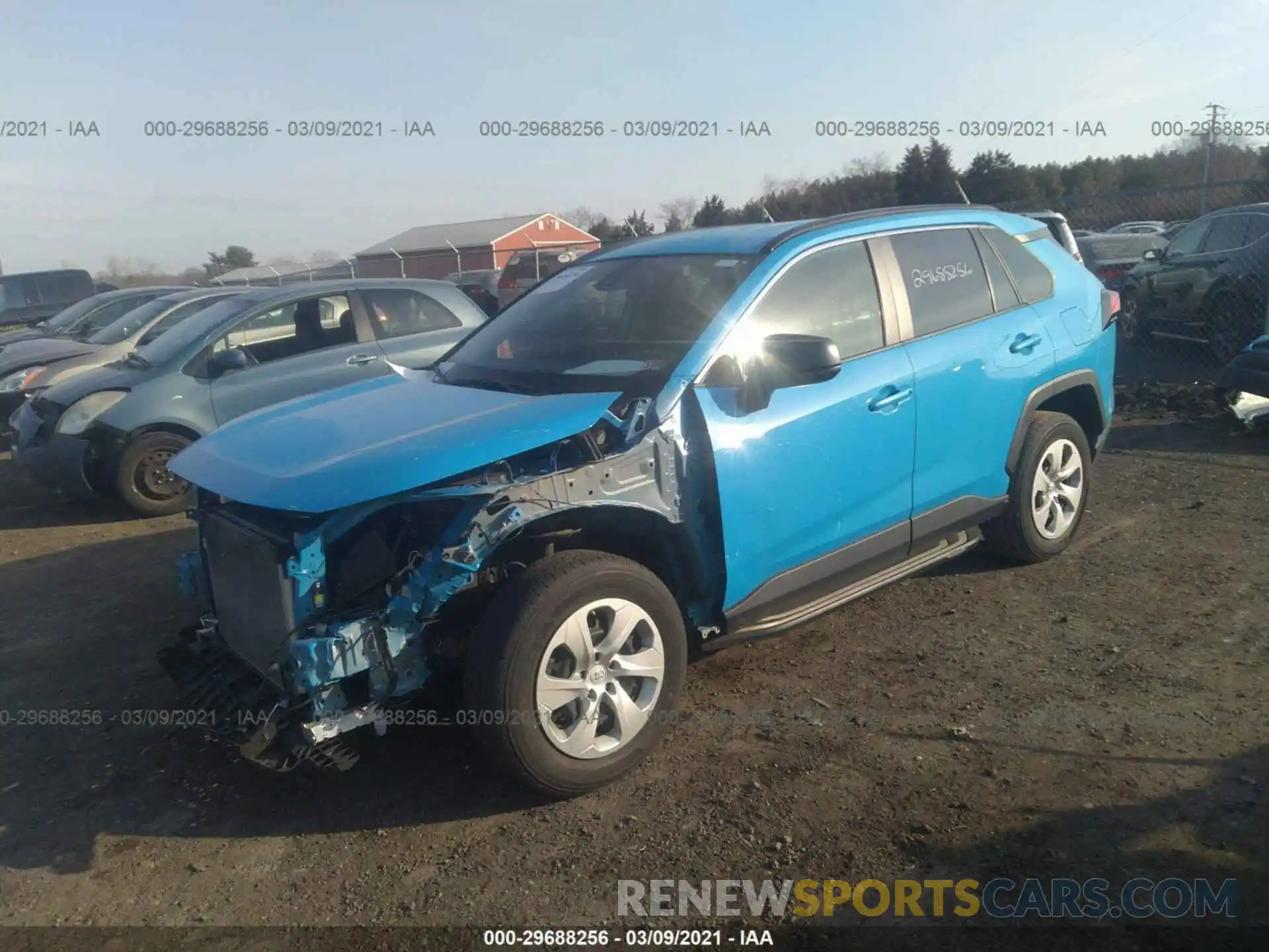 2 Photograph of a damaged car JTMH1RFV2KD014453 TOYOTA RAV4 2019