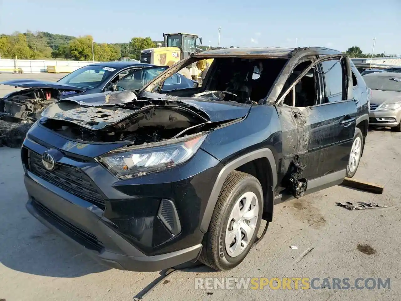 2 Фотография поврежденного автомобиля JTMH1RFV2KD014775 TOYOTA RAV4 2019