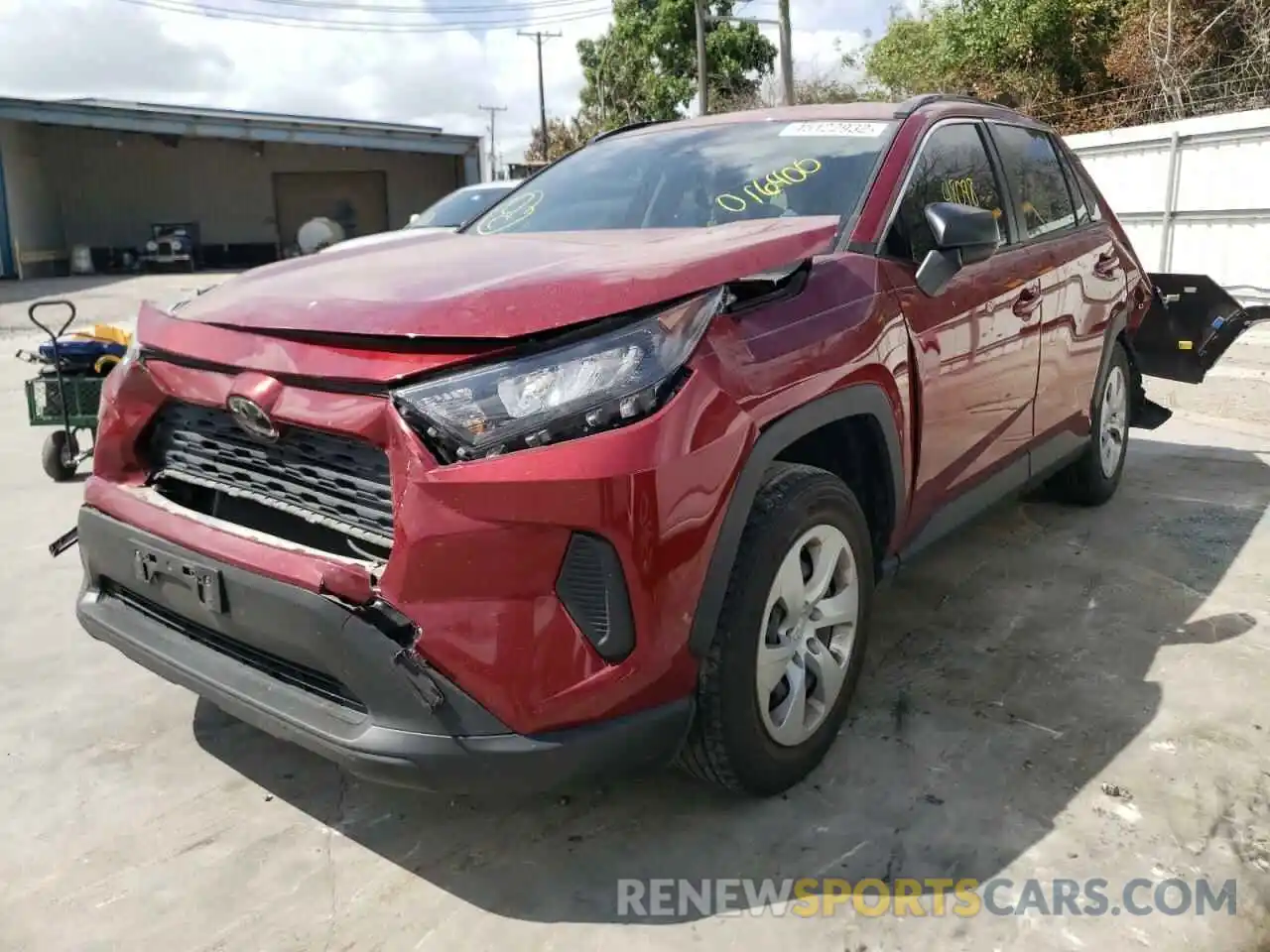 2 Фотография поврежденного автомобиля JTMH1RFV2KD016400 TOYOTA RAV4 2019