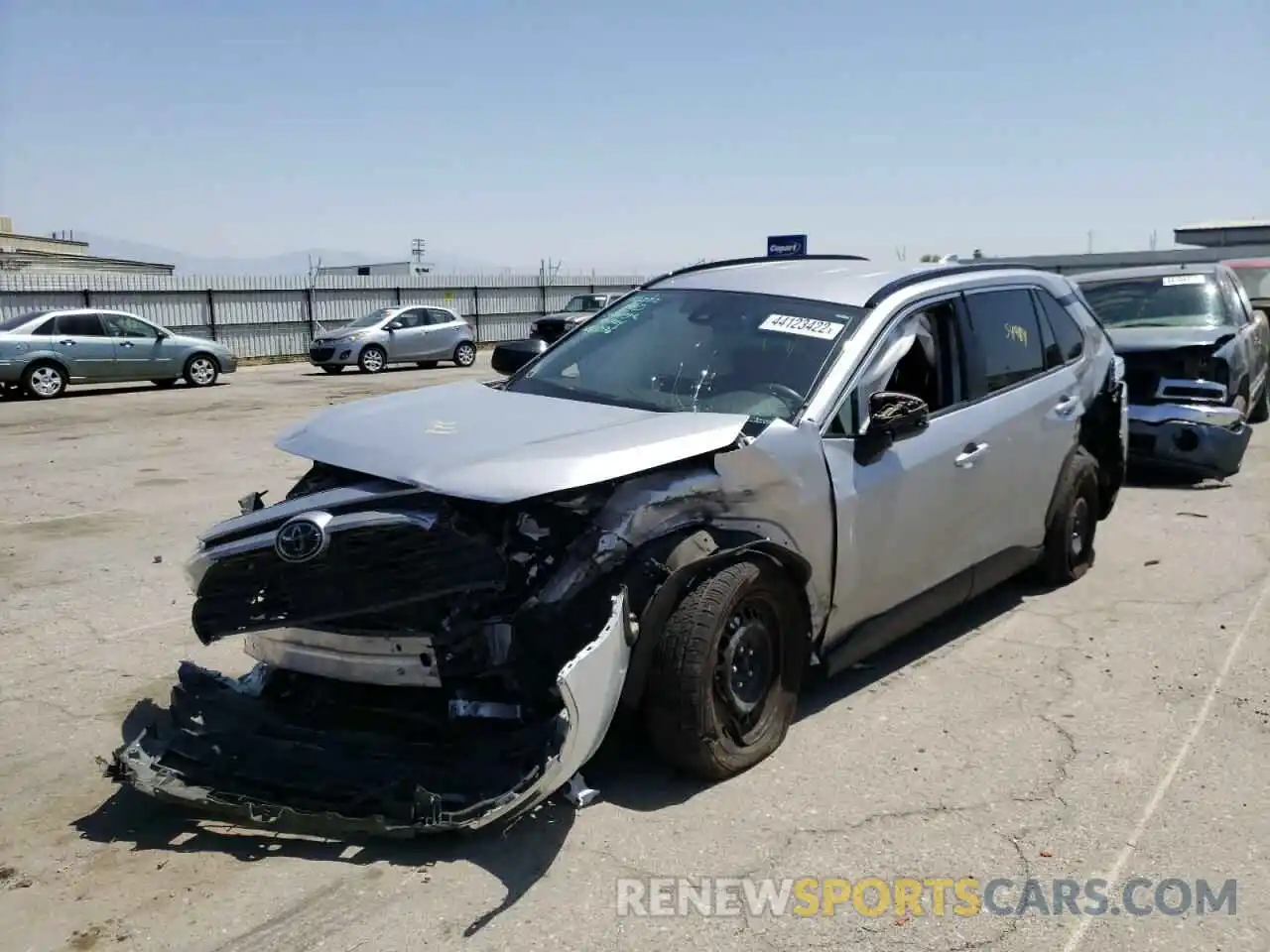 2 Photograph of a damaged car JTMH1RFV2KD039210 TOYOTA RAV4 2019