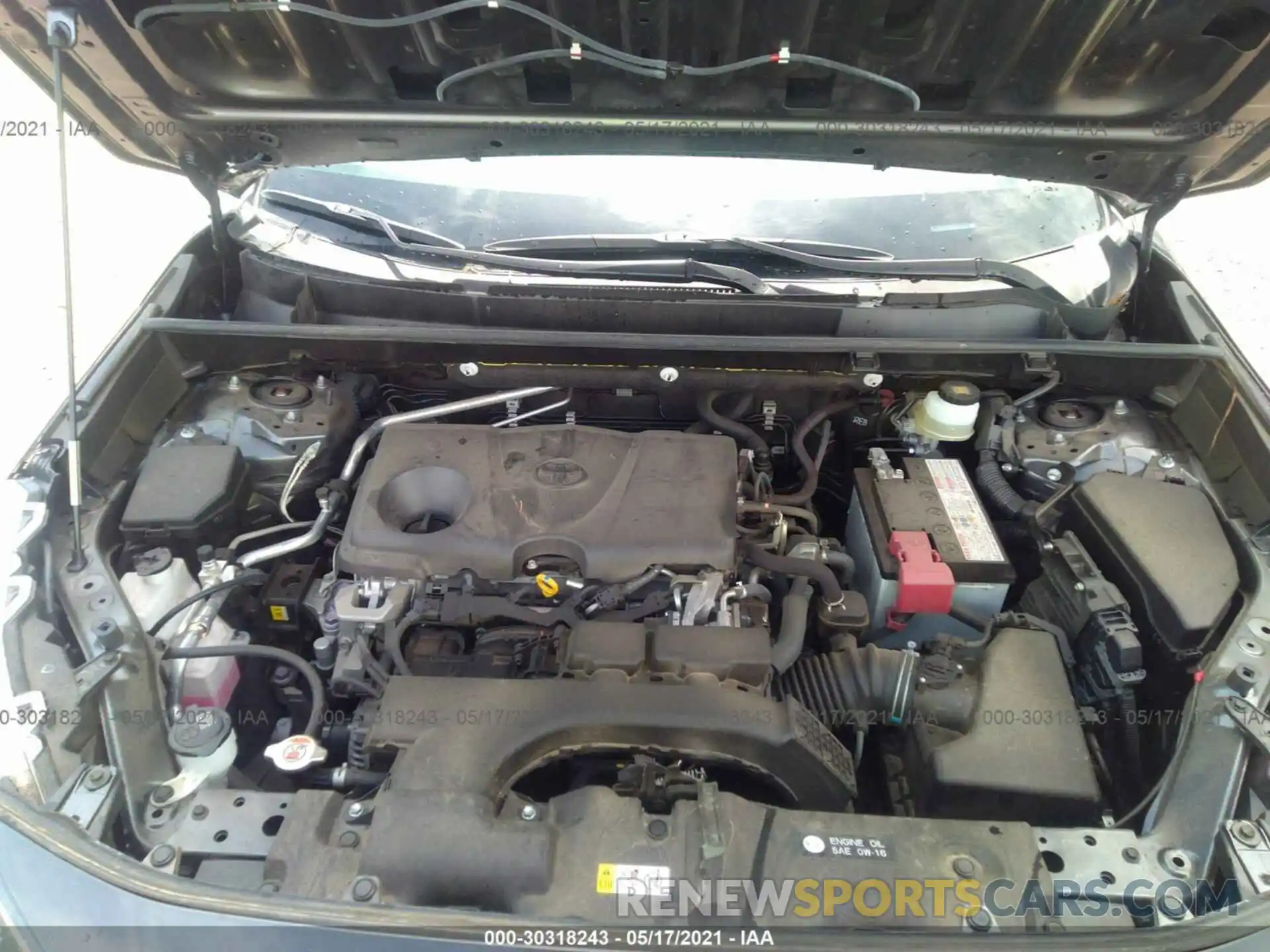 10 Фотография поврежденного автомобиля JTMH1RFV2KD500793 TOYOTA RAV4 2019