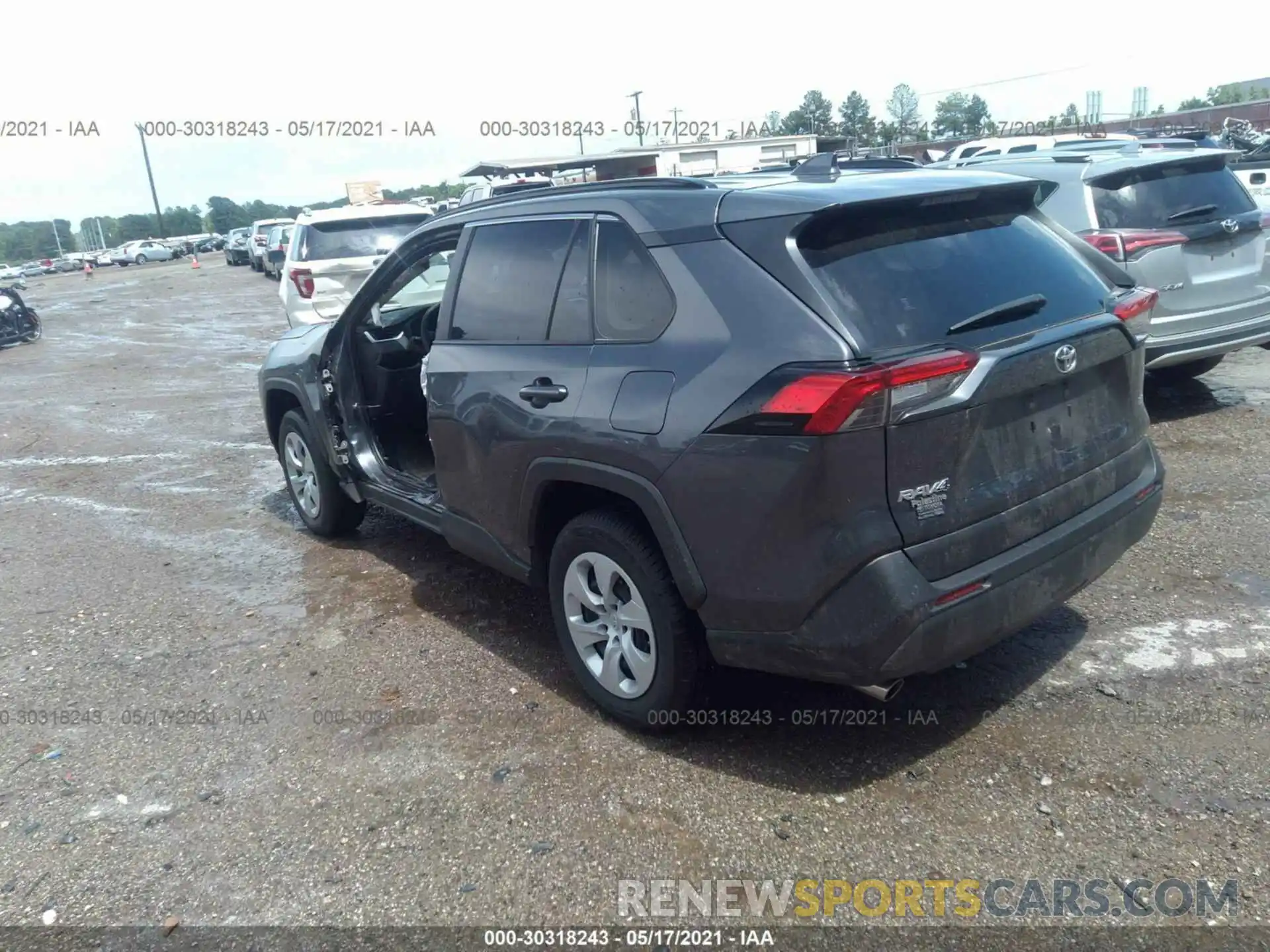 3 Фотография поврежденного автомобиля JTMH1RFV2KD500793 TOYOTA RAV4 2019