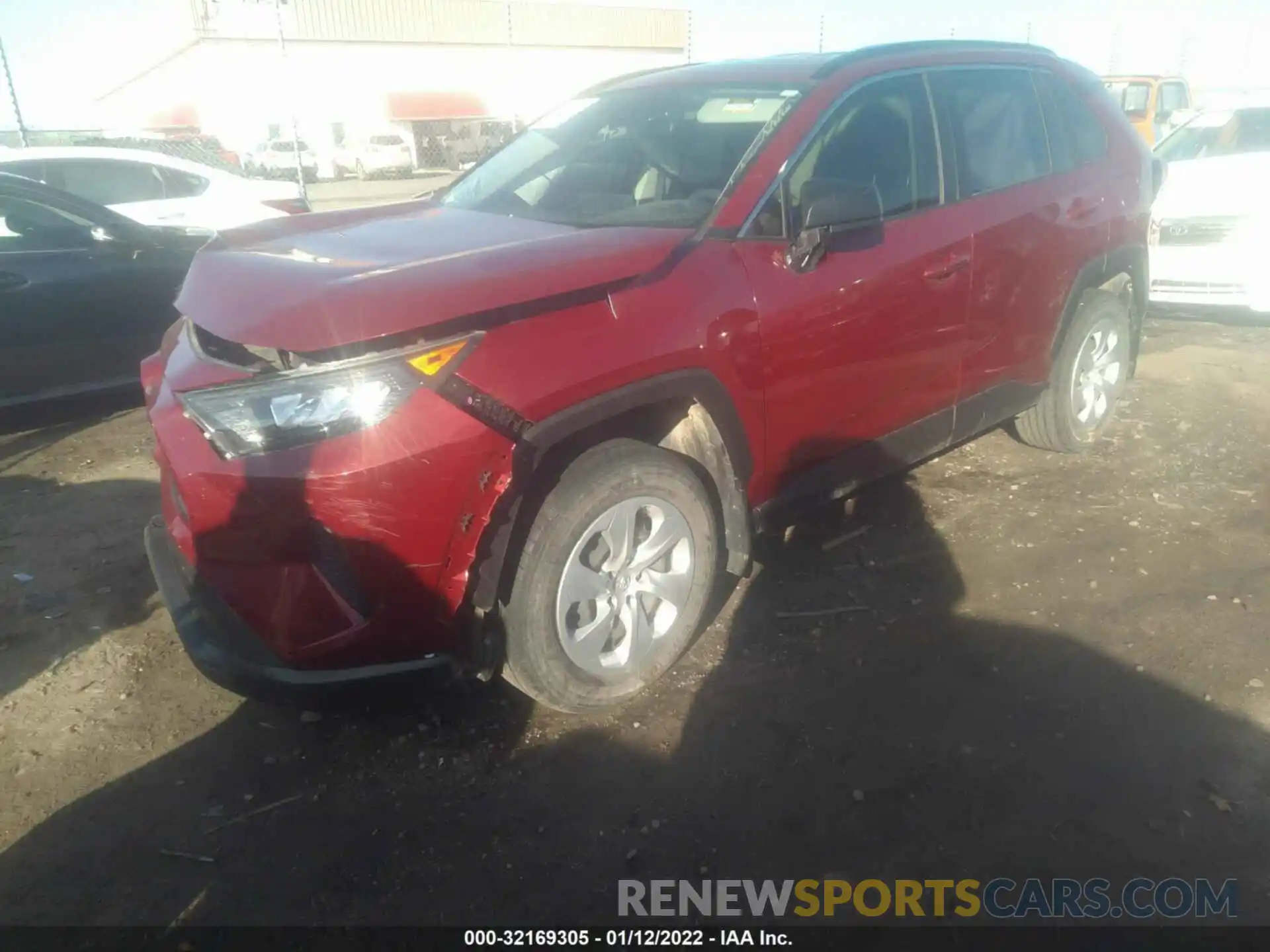 2 Photograph of a damaged car JTMH1RFV2KD502706 TOYOTA RAV4 2019