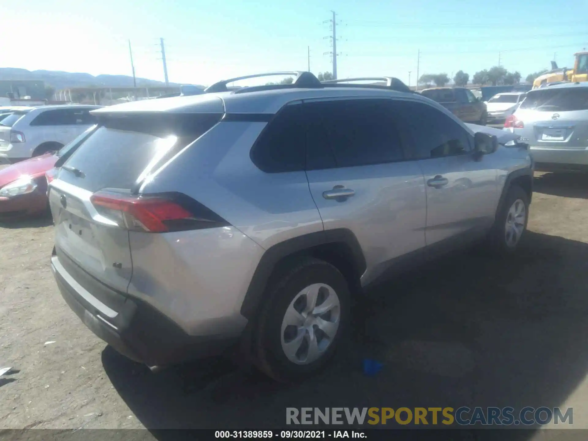 4 Photograph of a damaged car JTMH1RFV2KD506691 TOYOTA RAV4 2019