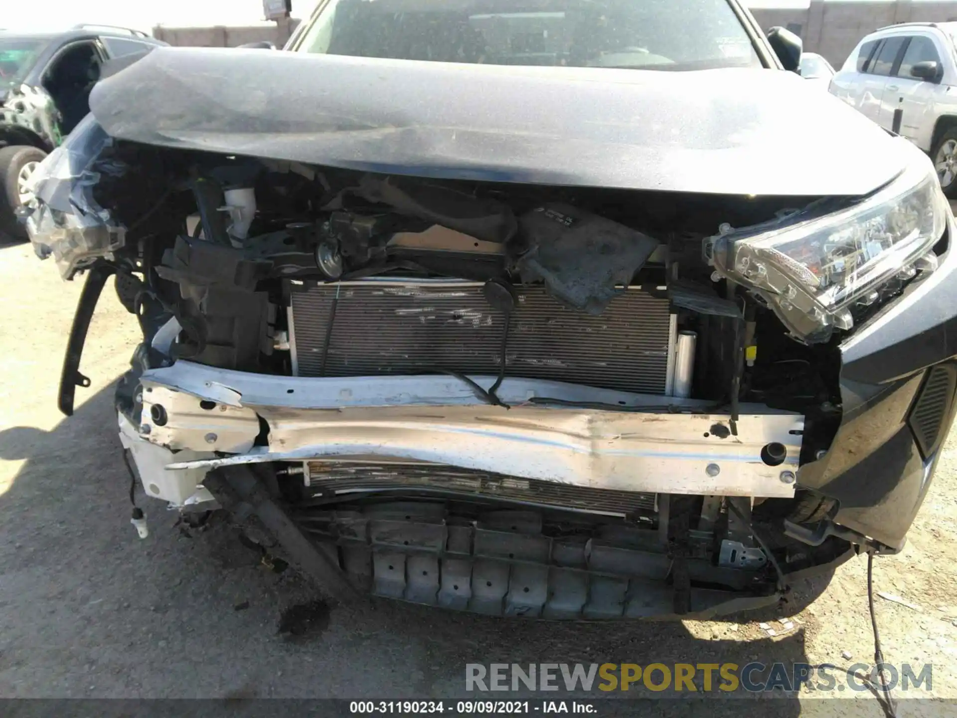 6 Photograph of a damaged car JTMH1RFV2KD506951 TOYOTA RAV4 2019