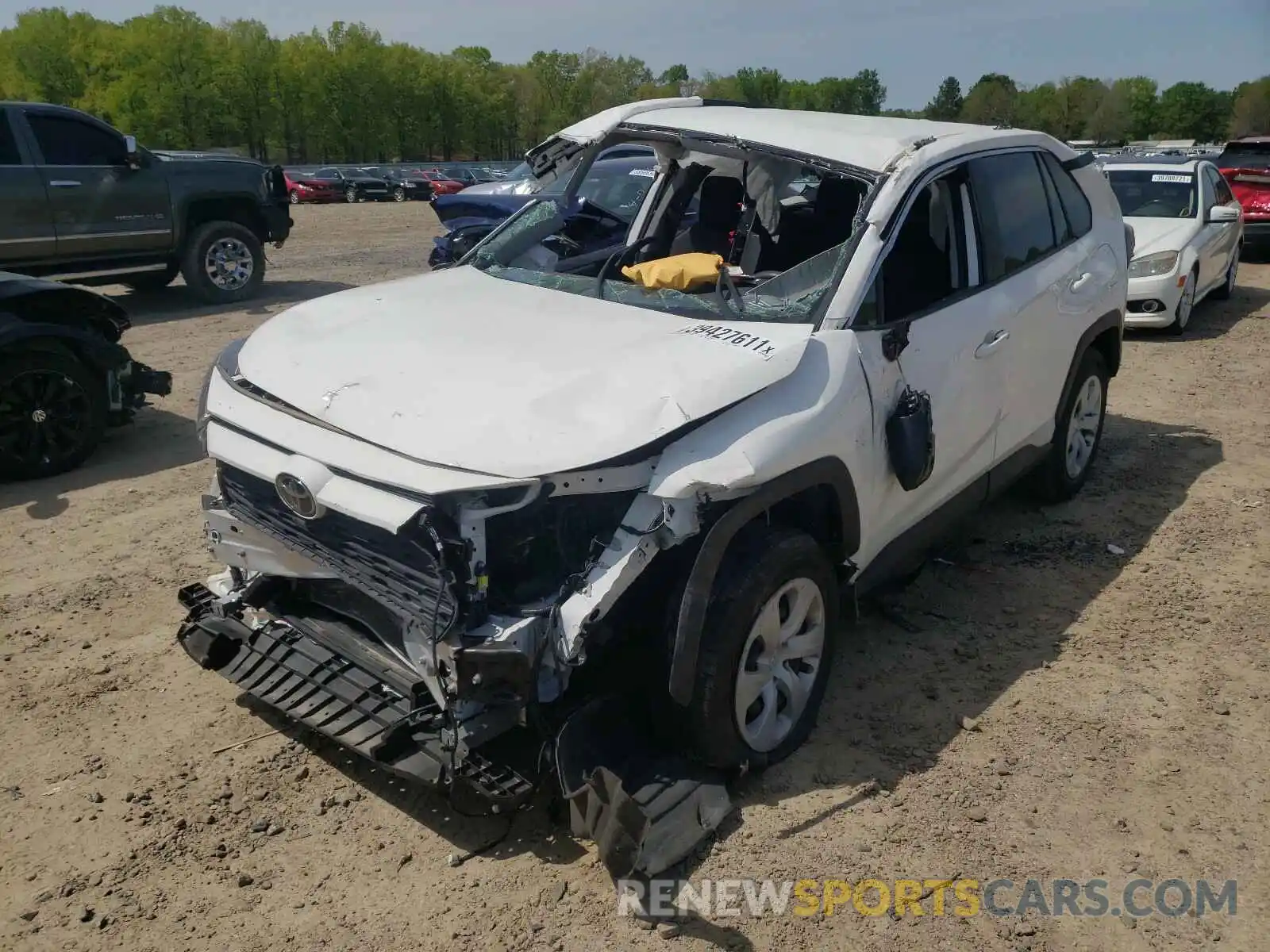 2 Photograph of a damaged car JTMH1RFV2KD508697 TOYOTA RAV4 2019