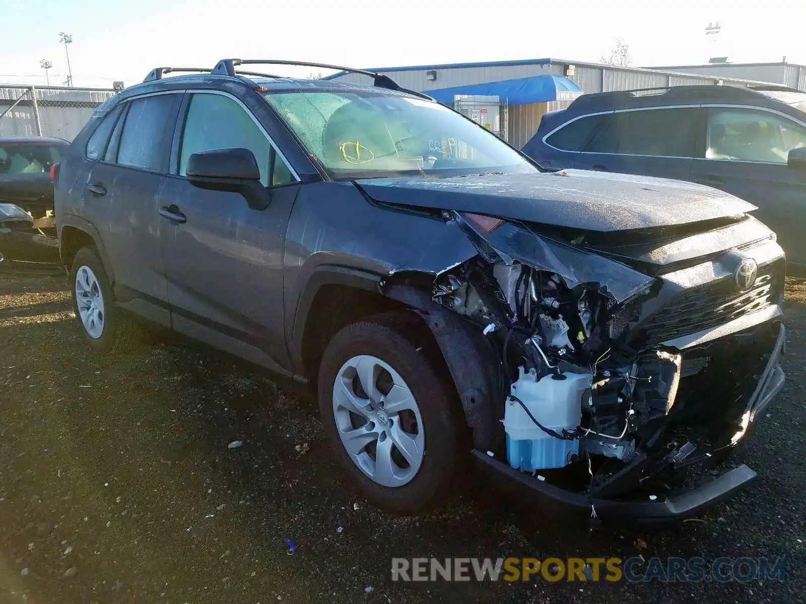 1 Photograph of a damaged car JTMH1RFV2KJ007780 TOYOTA RAV4 2019