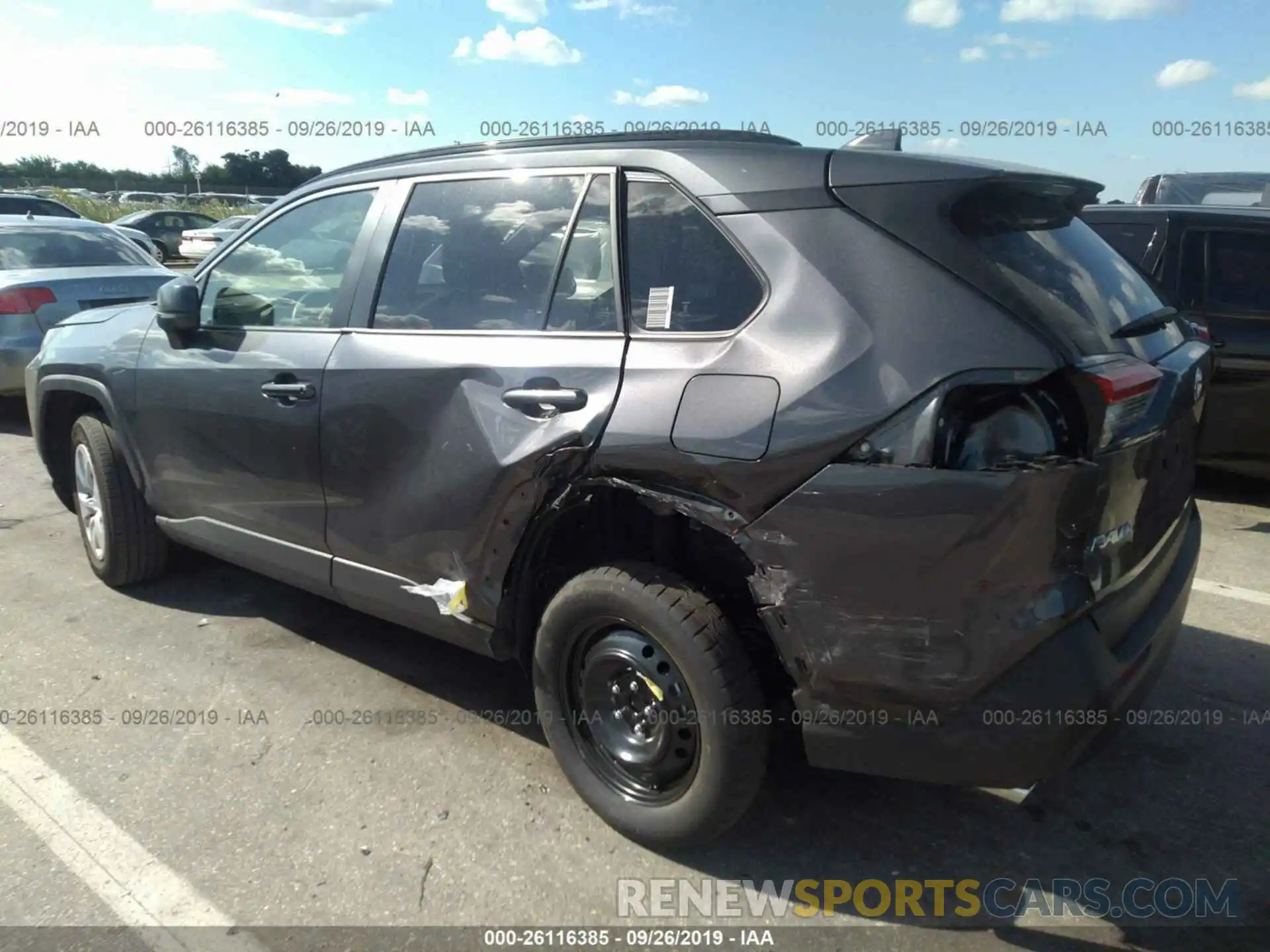 6 Photograph of a damaged car JTMH1RFV2KJ008931 TOYOTA RAV4 2019