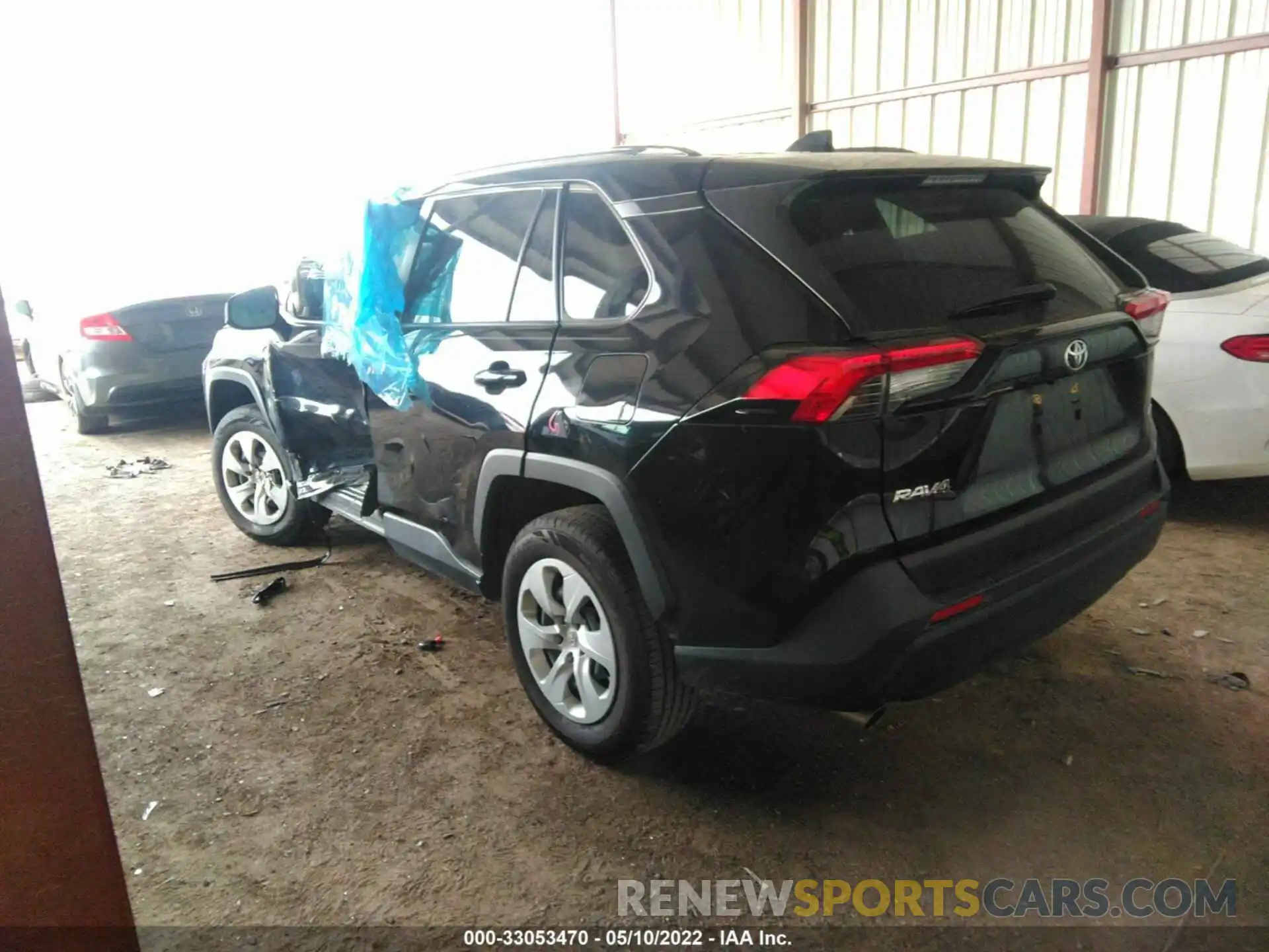 3 Фотография поврежденного автомобиля JTMH1RFV2KJ009593 TOYOTA RAV4 2019