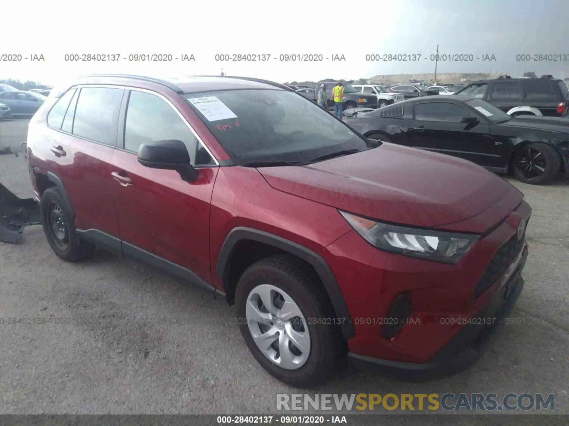 1 Photograph of a damaged car JTMH1RFV2KJ009979 TOYOTA RAV4 2019