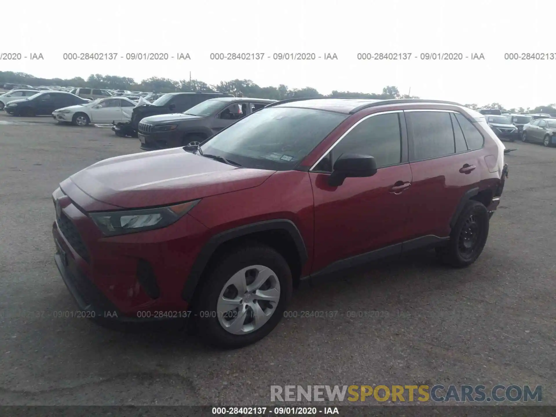 2 Photograph of a damaged car JTMH1RFV2KJ009979 TOYOTA RAV4 2019