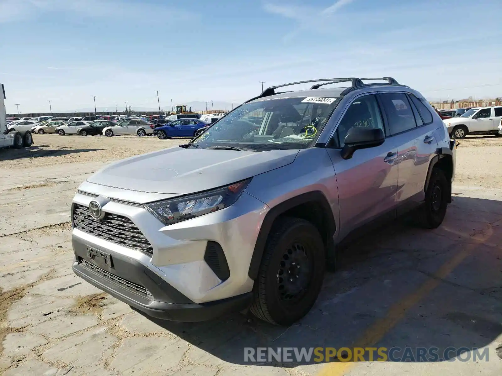 2 Photograph of a damaged car JTMH1RFV2KJ010579 TOYOTA RAV4 2019