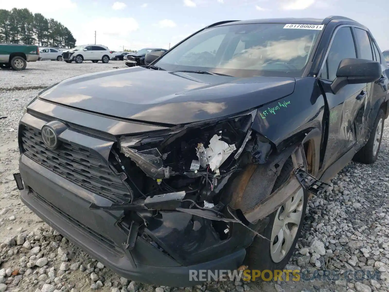 9 Photograph of a damaged car JTMH1RFV2KJ014664 TOYOTA RAV4 2019