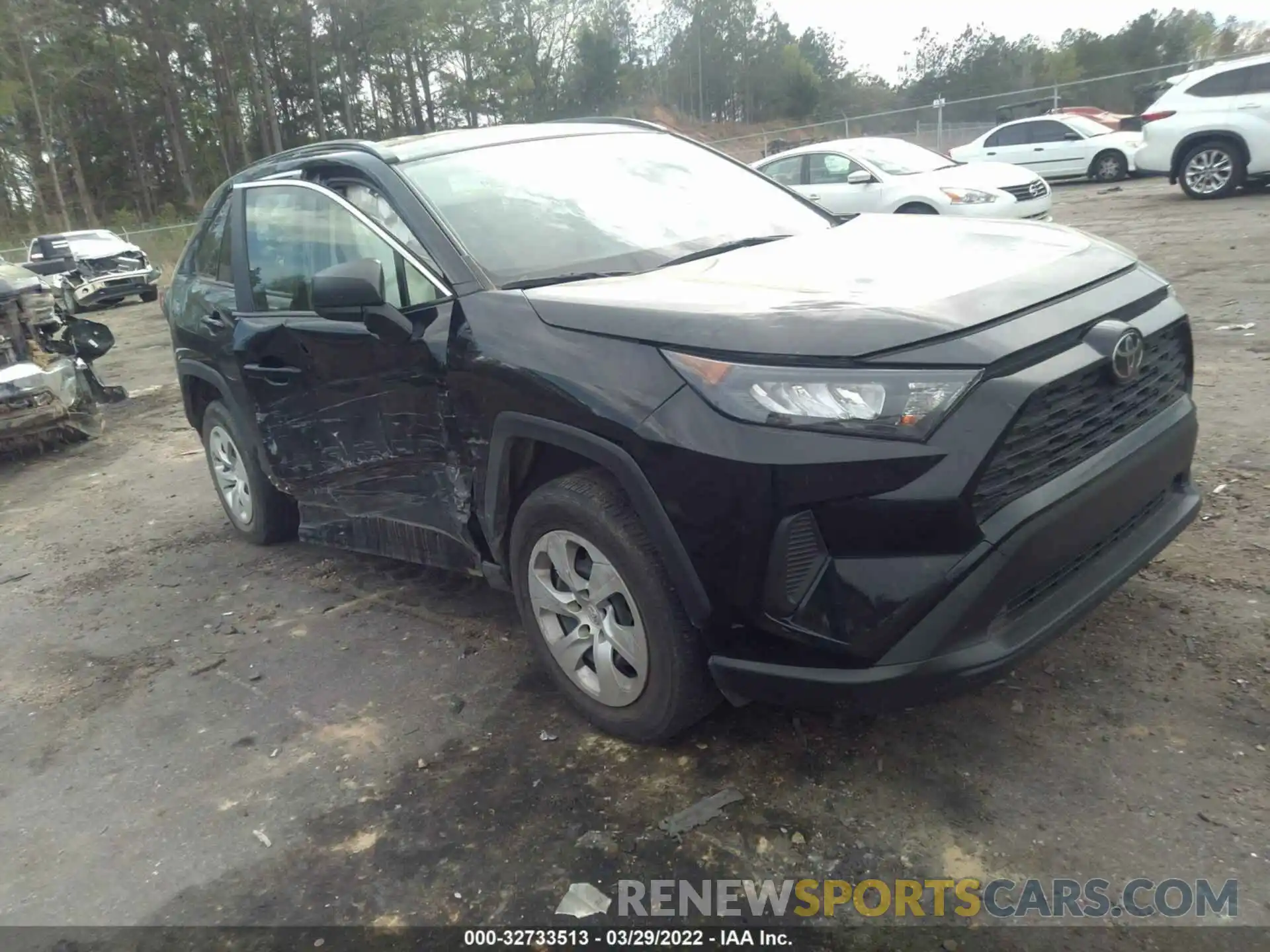 1 Photograph of a damaged car JTMH1RFV3KD004546 TOYOTA RAV4 2019