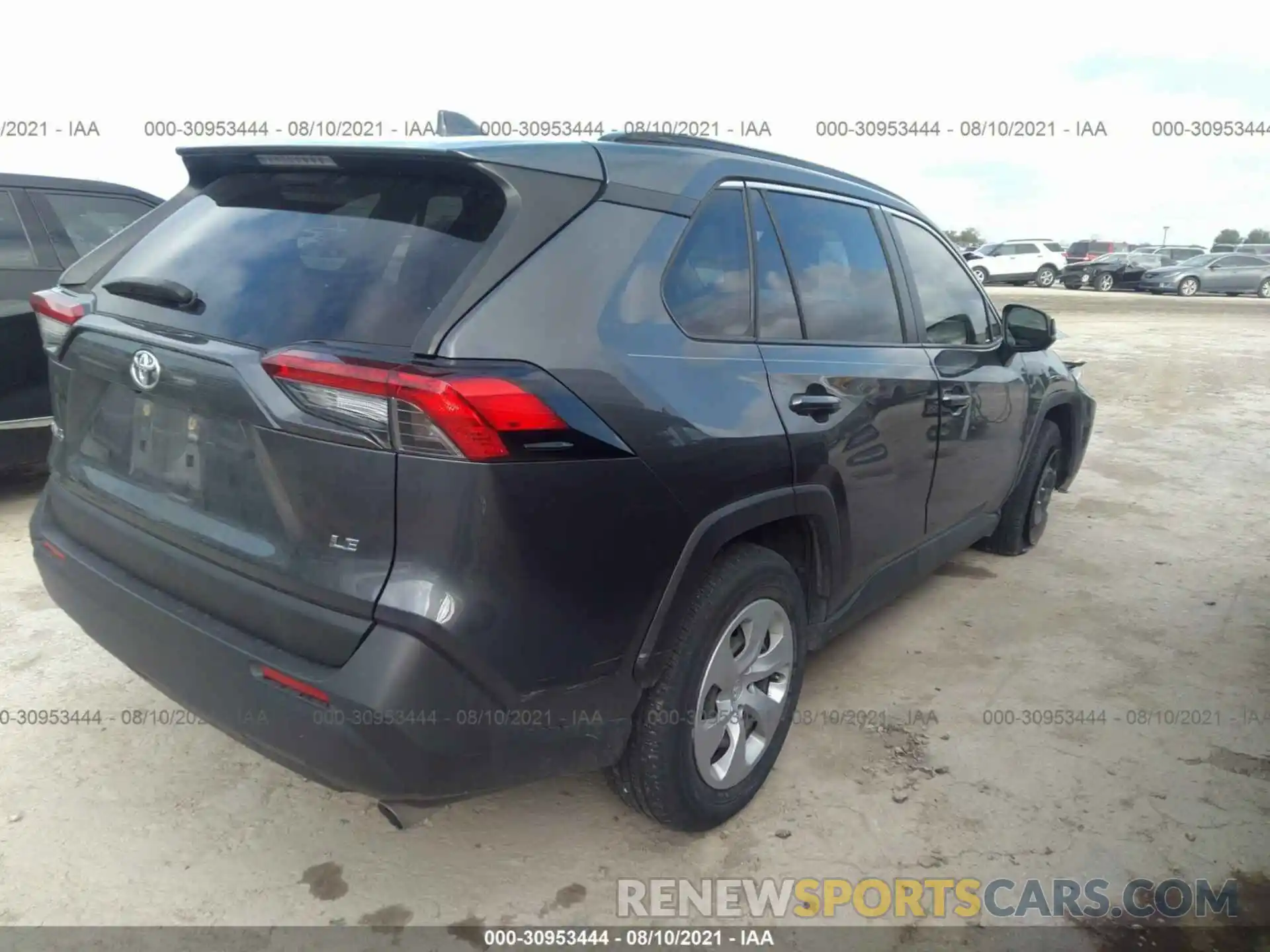 4 Фотография поврежденного автомобиля JTMH1RFV3KD005454 TOYOTA RAV4 2019