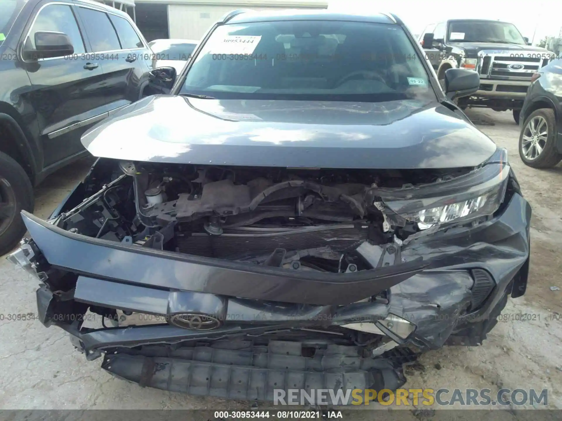 6 Photograph of a damaged car JTMH1RFV3KD005454 TOYOTA RAV4 2019