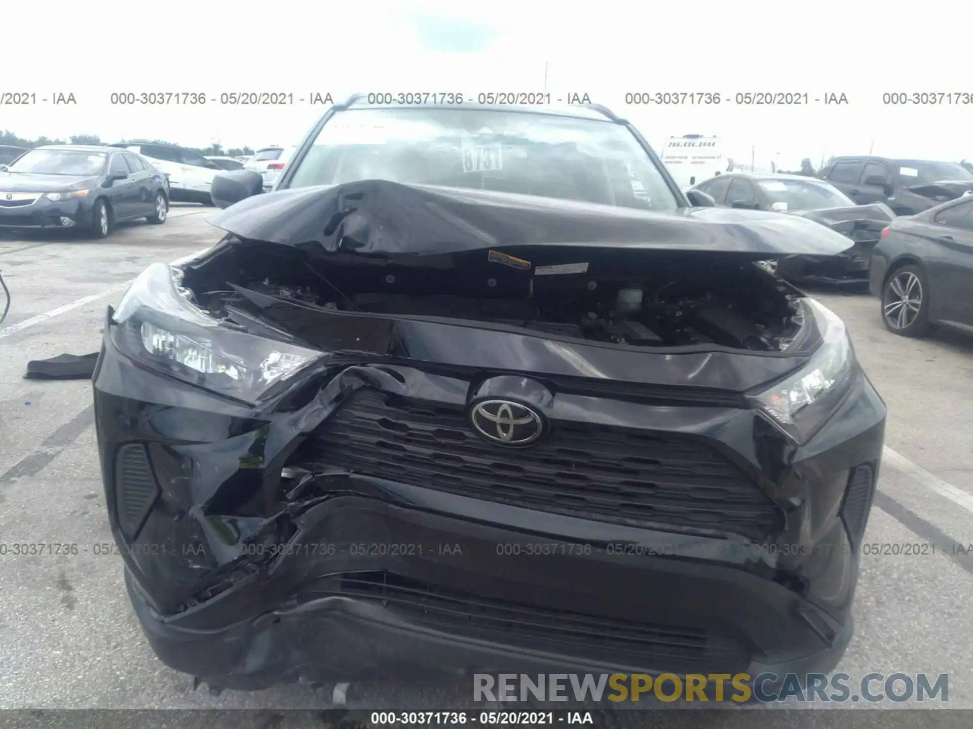 6 Photograph of a damaged car JTMH1RFV3KD013814 TOYOTA RAV4 2019