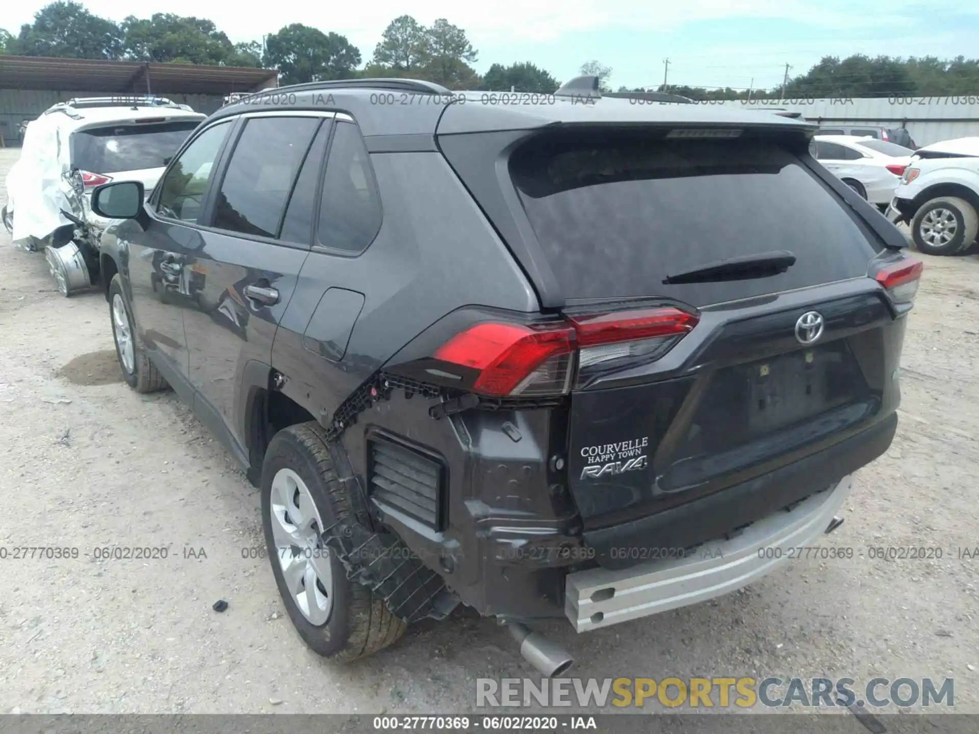 3 Фотография поврежденного автомобиля JTMH1RFV3KD037997 TOYOTA RAV4 2019