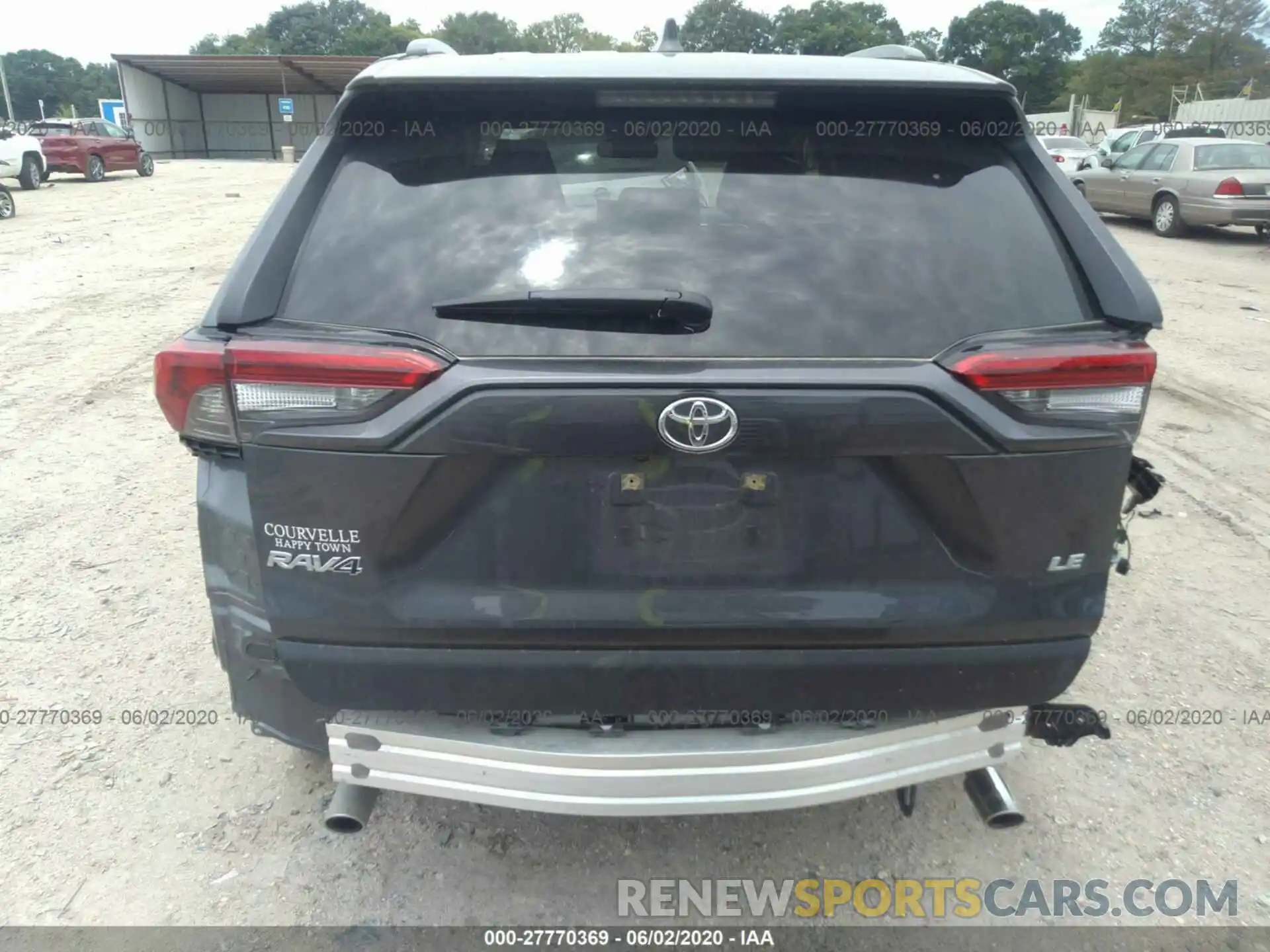 6 Photograph of a damaged car JTMH1RFV3KD037997 TOYOTA RAV4 2019