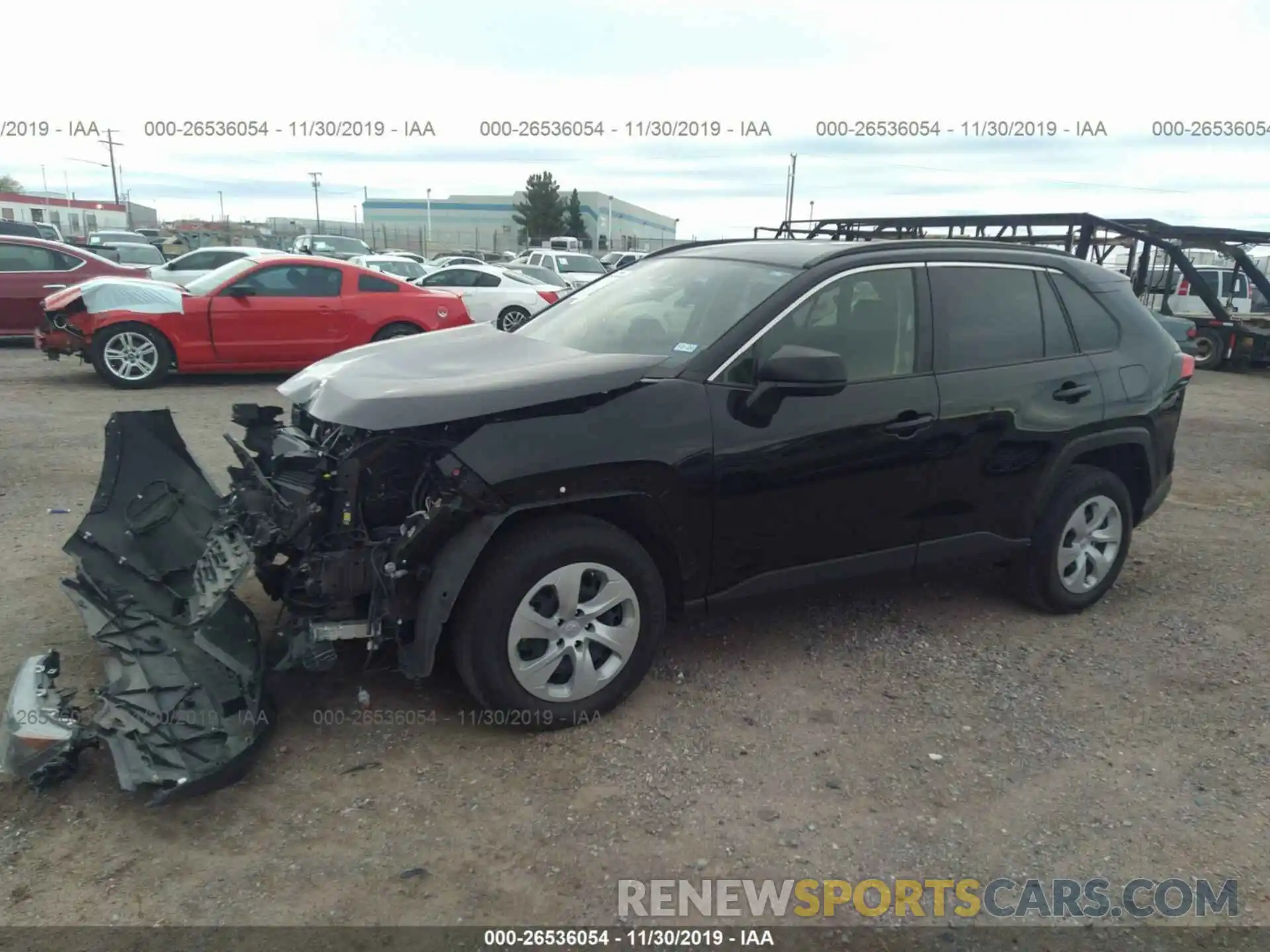 2 Photograph of a damaged car JTMH1RFV3KD501290 TOYOTA RAV4 2019