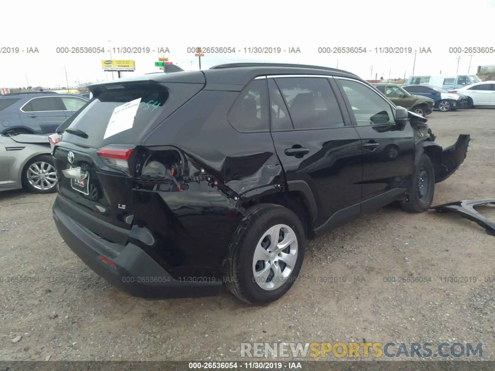 4 Photograph of a damaged car JTMH1RFV3KD501290 TOYOTA RAV4 2019