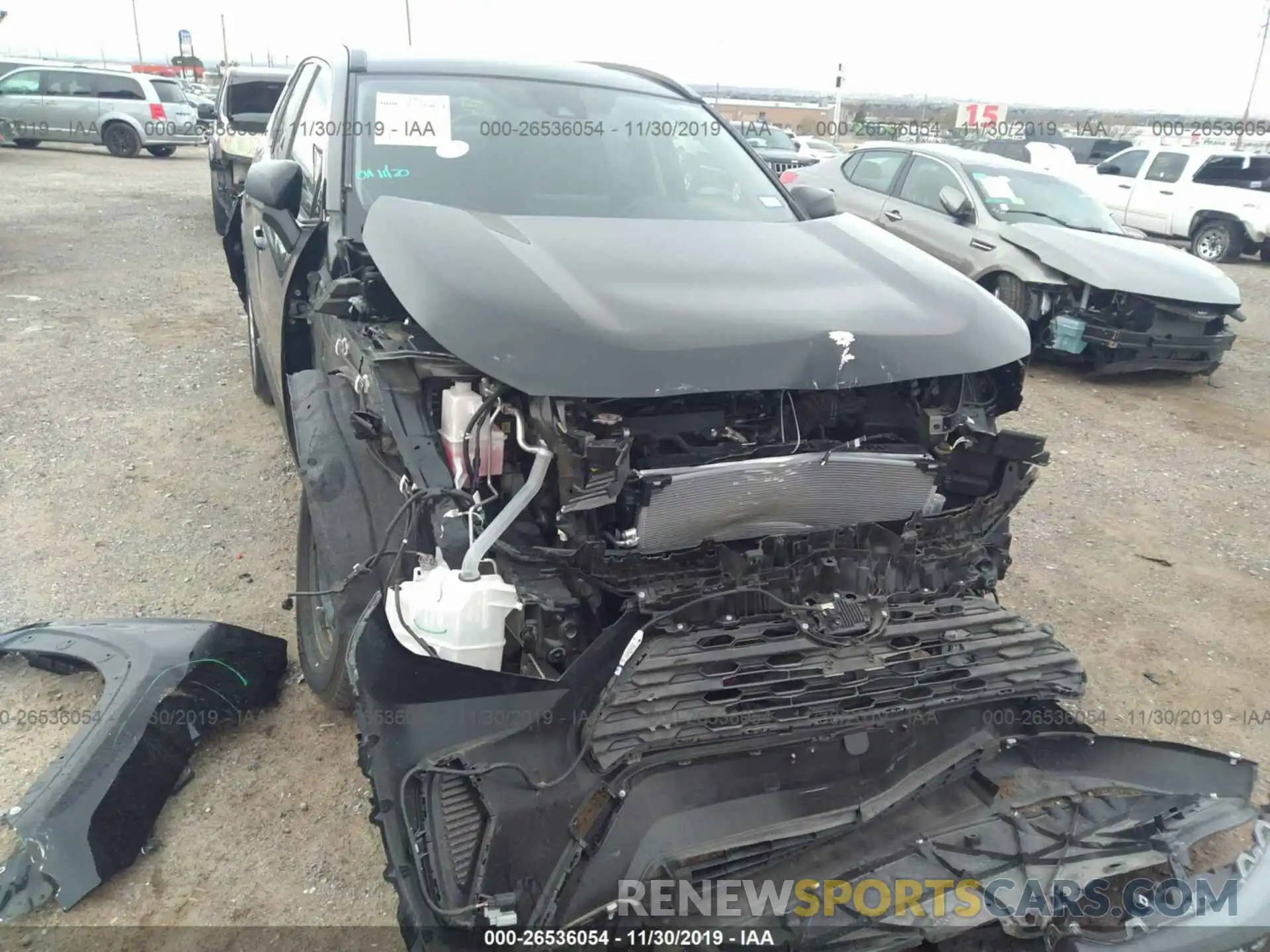 6 Photograph of a damaged car JTMH1RFV3KD501290 TOYOTA RAV4 2019