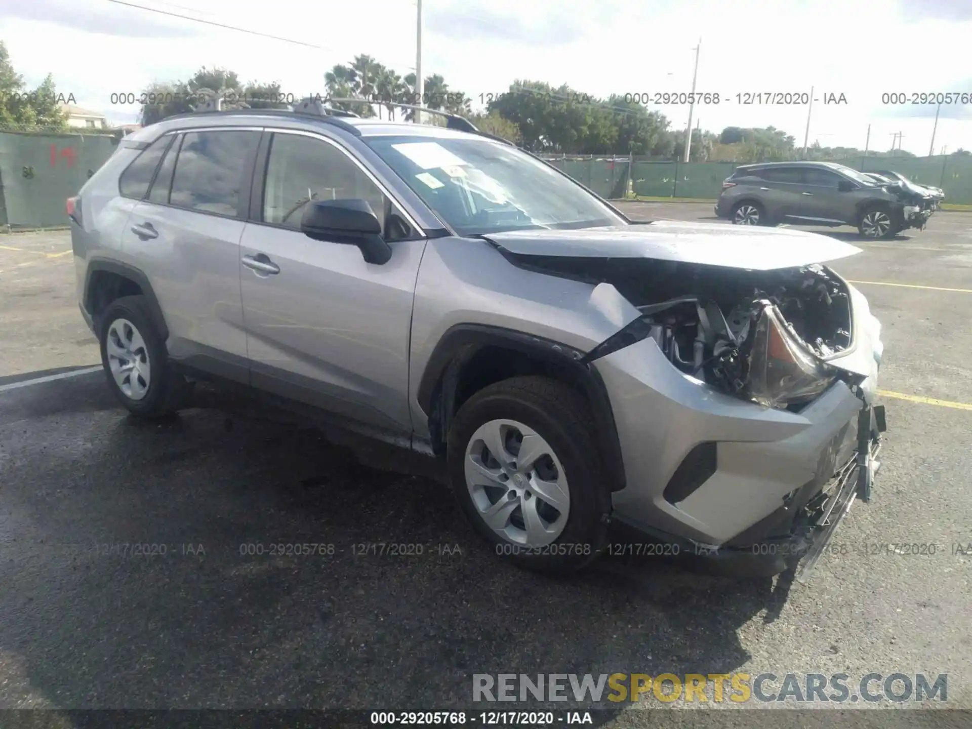 1 Photograph of a damaged car JTMH1RFV3KD507901 TOYOTA RAV4 2019