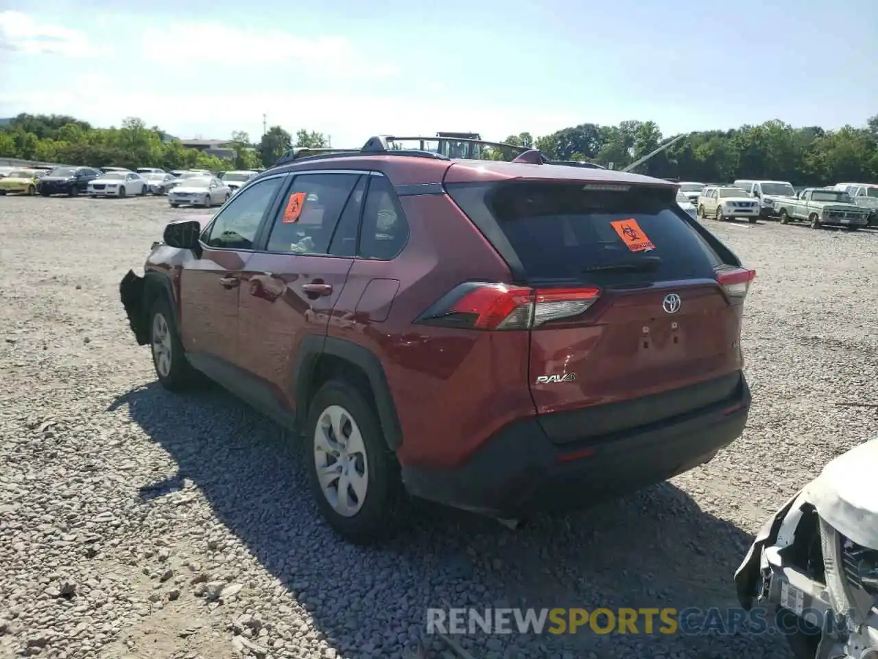 3 Photograph of a damaged car JTMH1RFV3KD508711 TOYOTA RAV4 2019