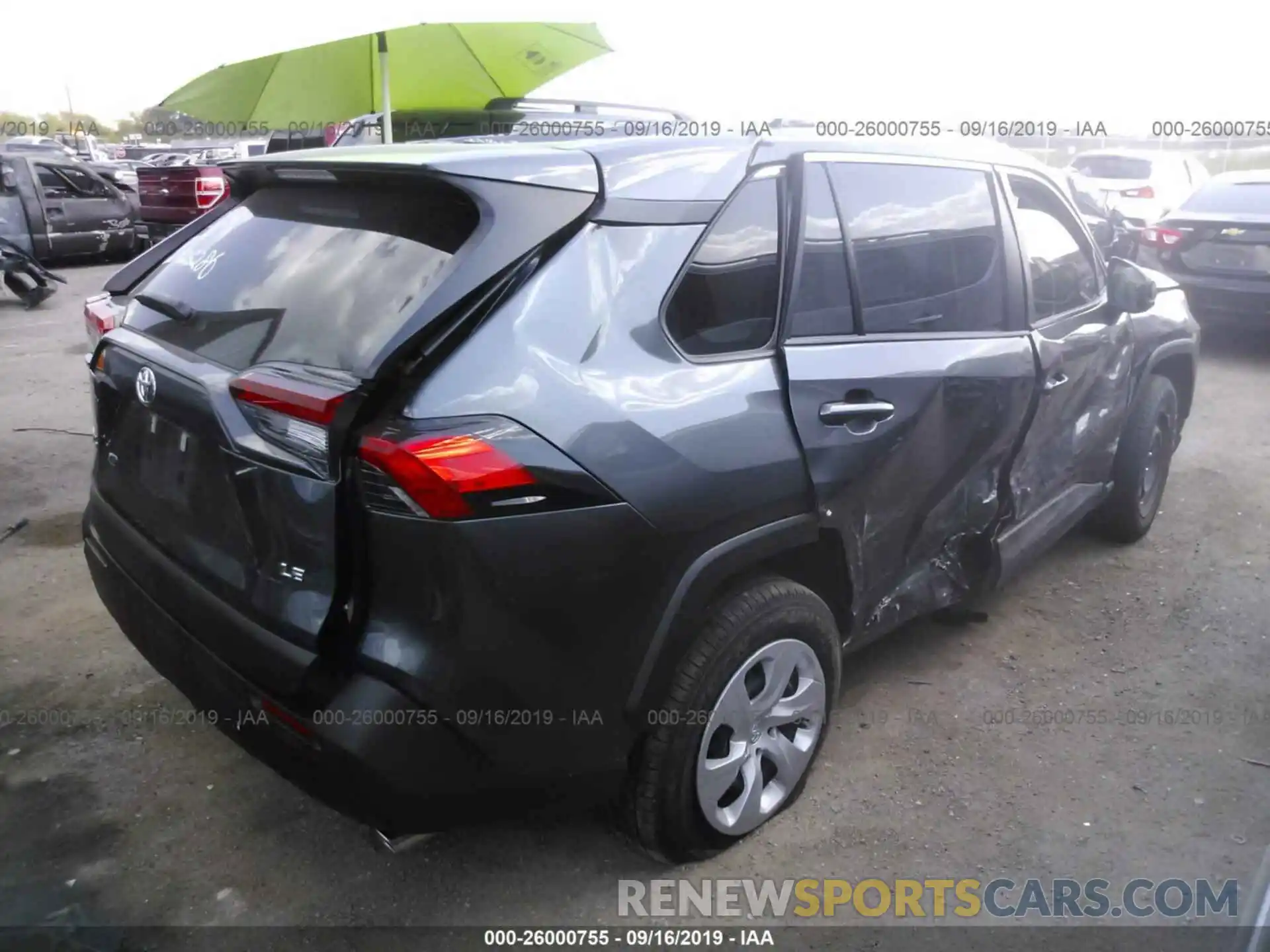 4 Фотография поврежденного автомобиля JTMH1RFV3KD513391 TOYOTA RAV4 2019