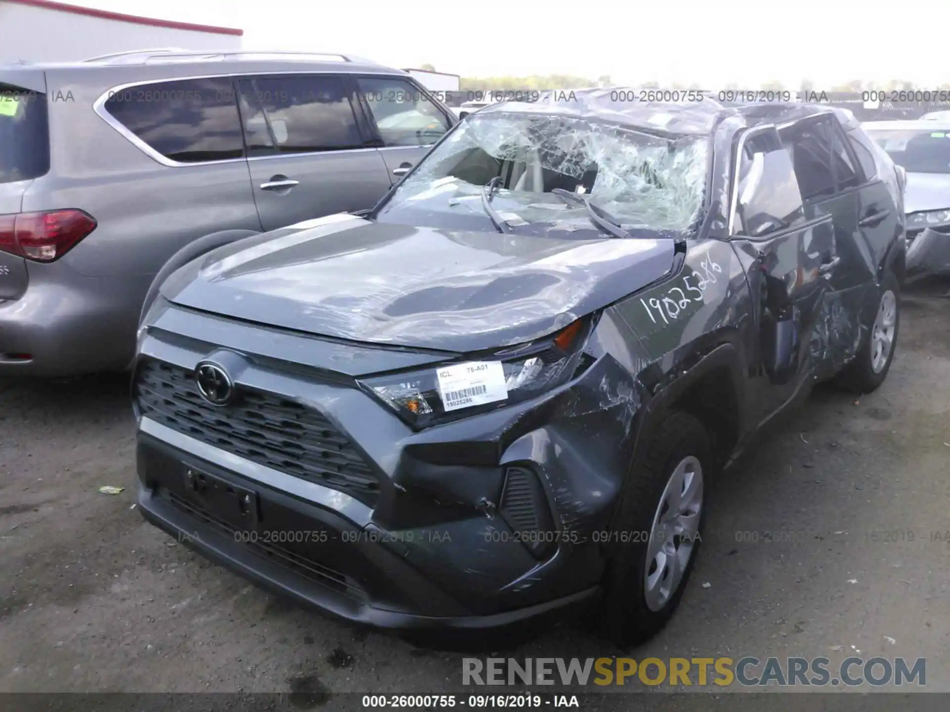 6 Фотография поврежденного автомобиля JTMH1RFV3KD513391 TOYOTA RAV4 2019